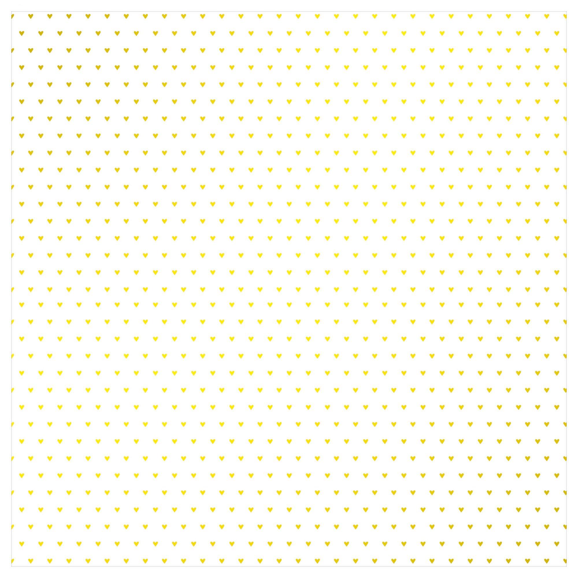 Foil Hearts Scrapbook Paper - 12 x 12, Hobby Lobby