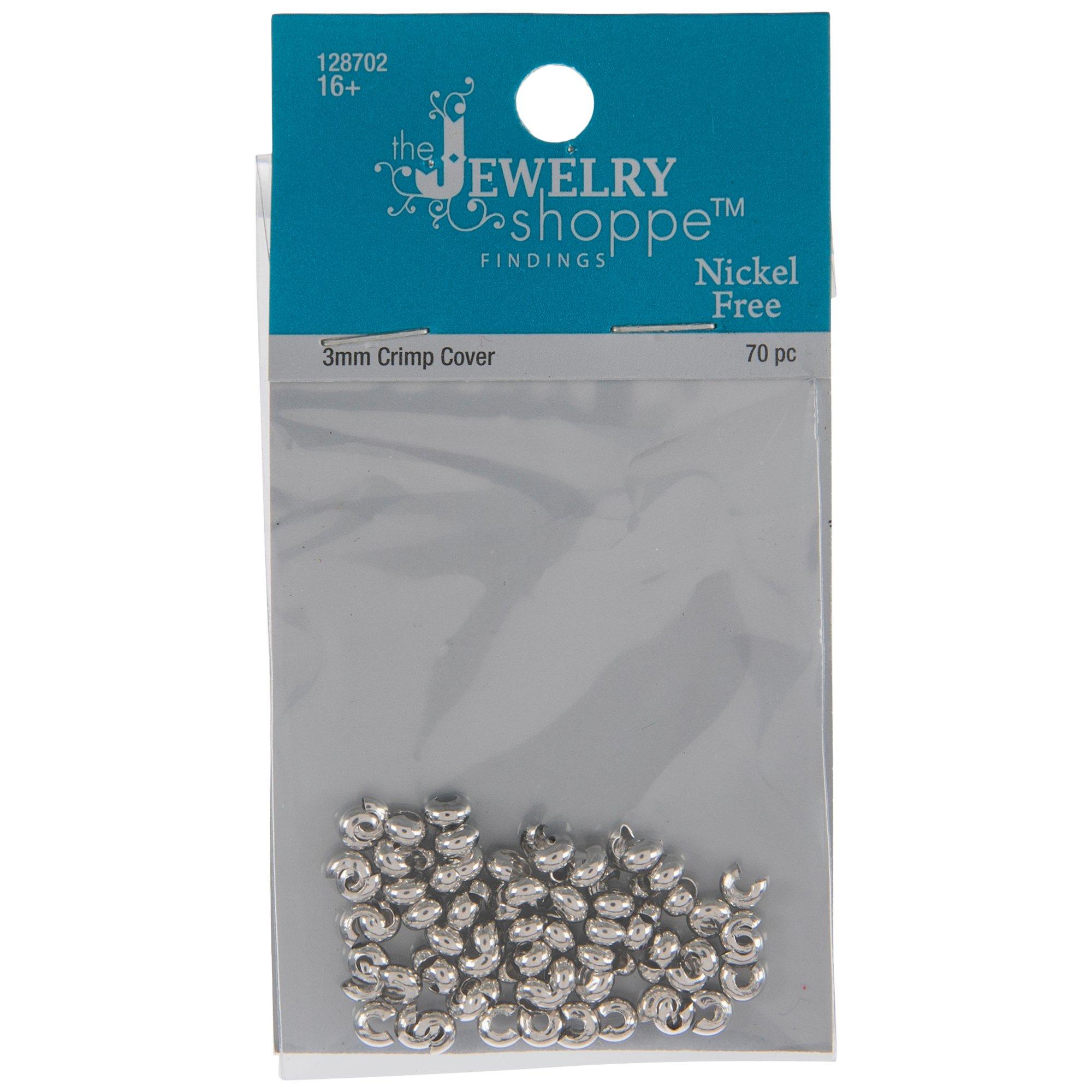 20pcs Jewelry Findings-3mm Crimp Bead Cover,crimp Cover ,jewelry Making  Supplies ,sterling Silver or Gold Filled pack of 20 SKU: 213005 