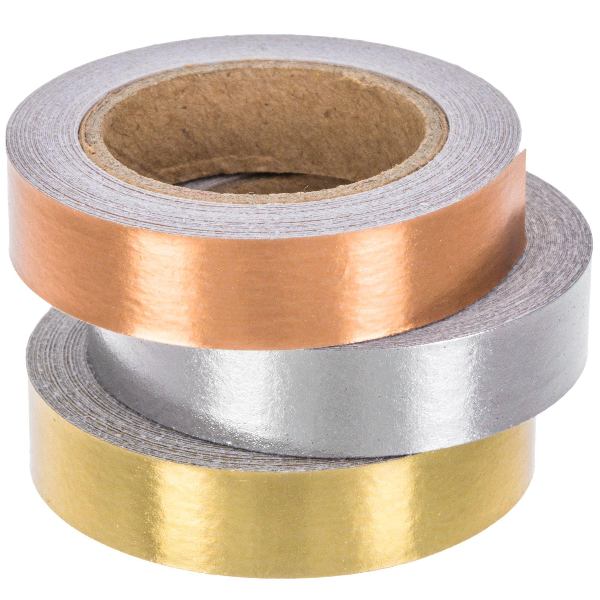 Gold, Silver & Copper Foil Washi Tape Hobby Lobby 1297449