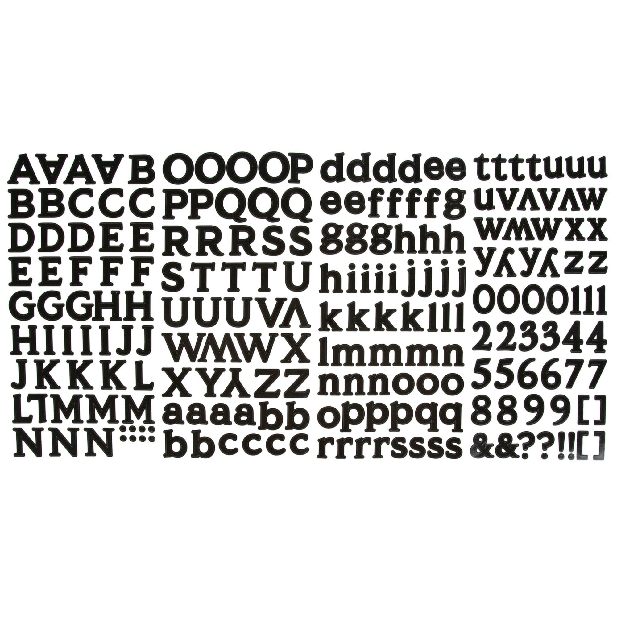 Monster Alphabet Stickers, Hobby Lobby