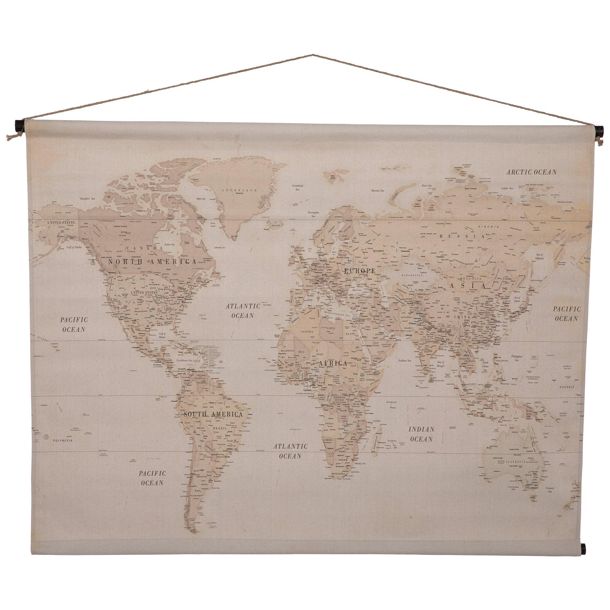 World map wall online tapestry