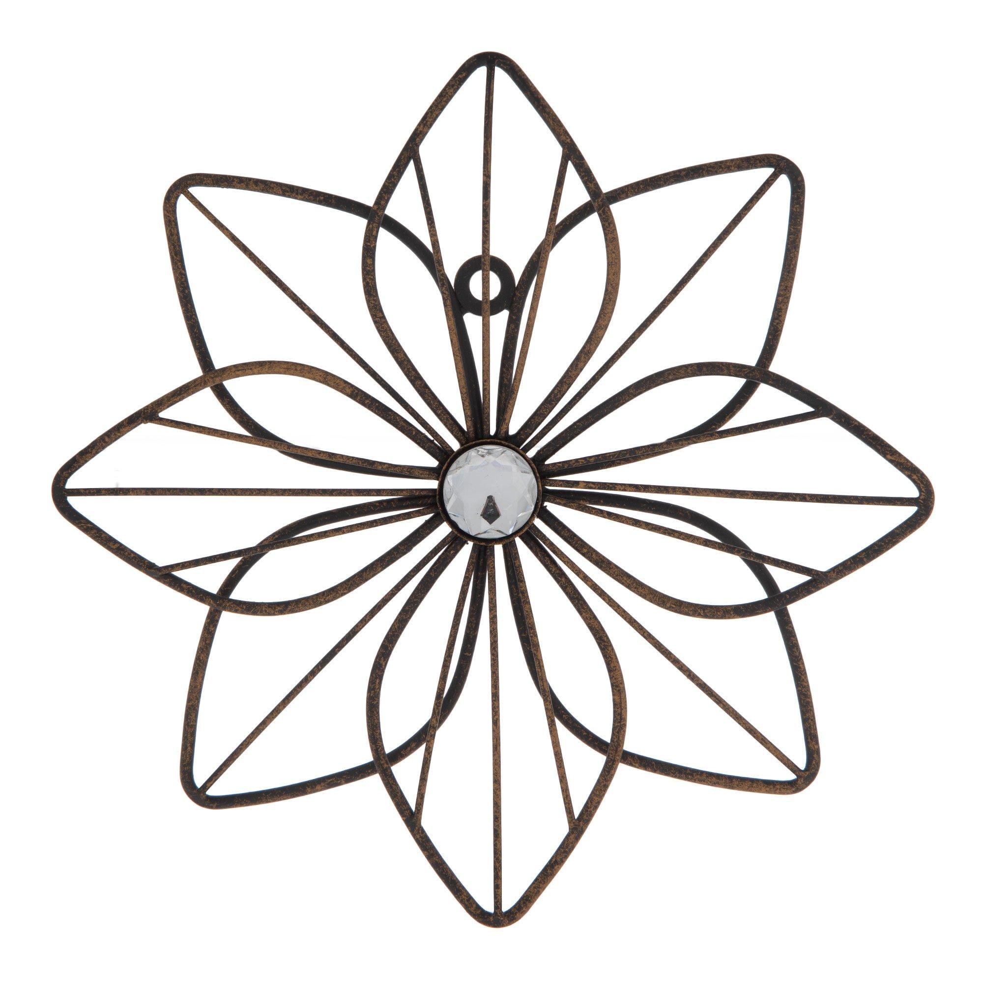 Distressed Gold Metal Flower Wall Decor | Hobby Lobby | 1300797