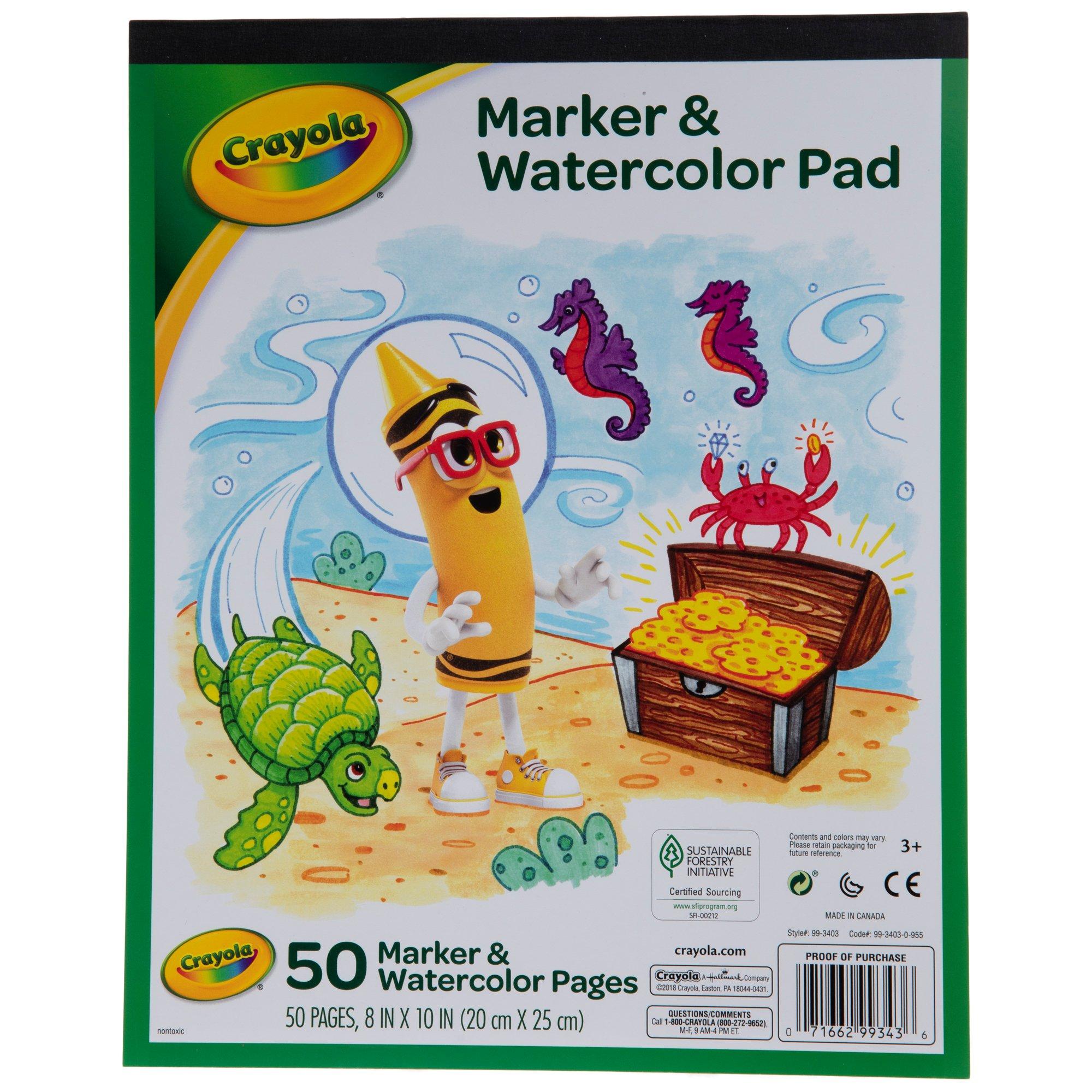 Marker & Watercolor Pad 8" x 10" Hobby Lobby 130351