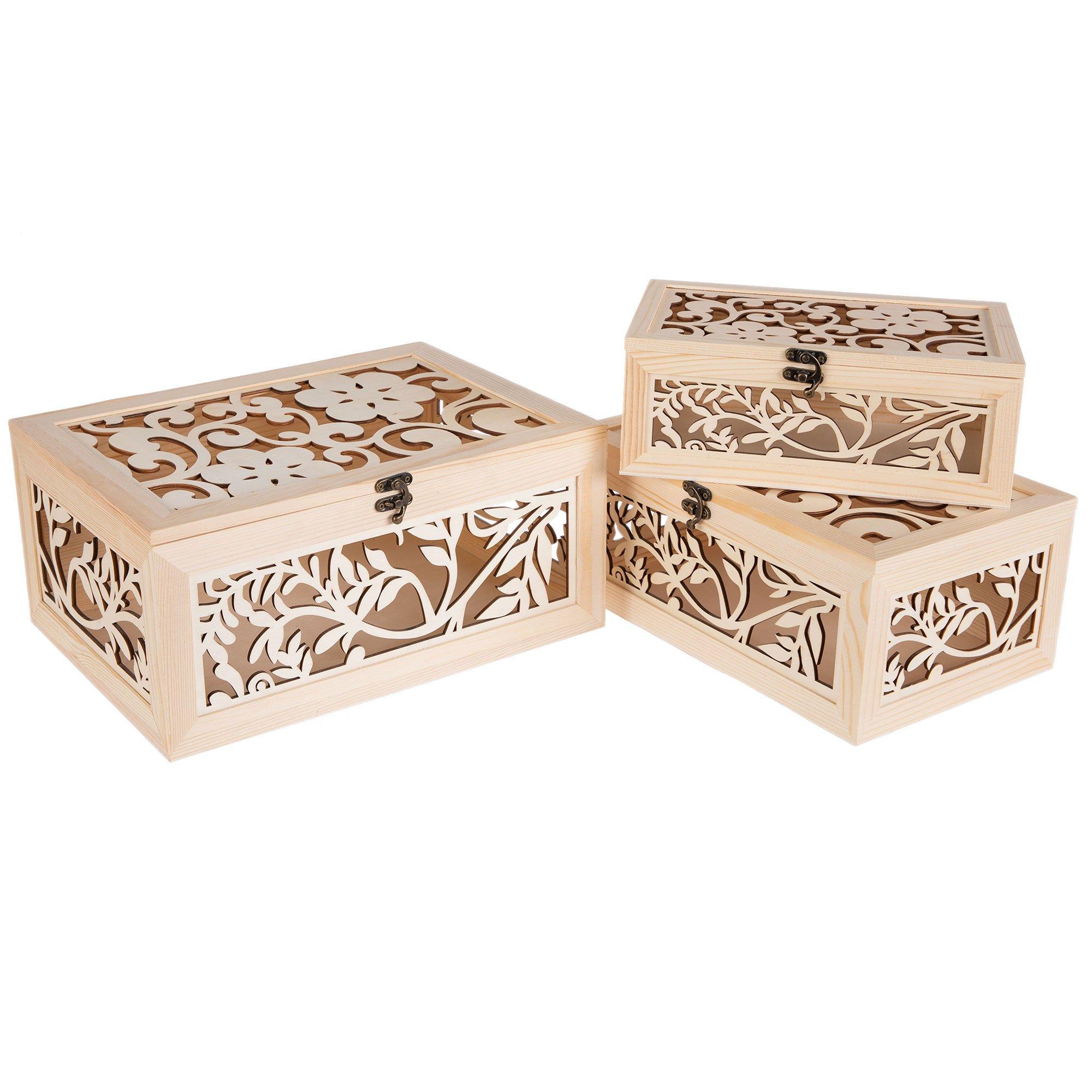 Wood Rectangle Box Set, Hobby Lobby