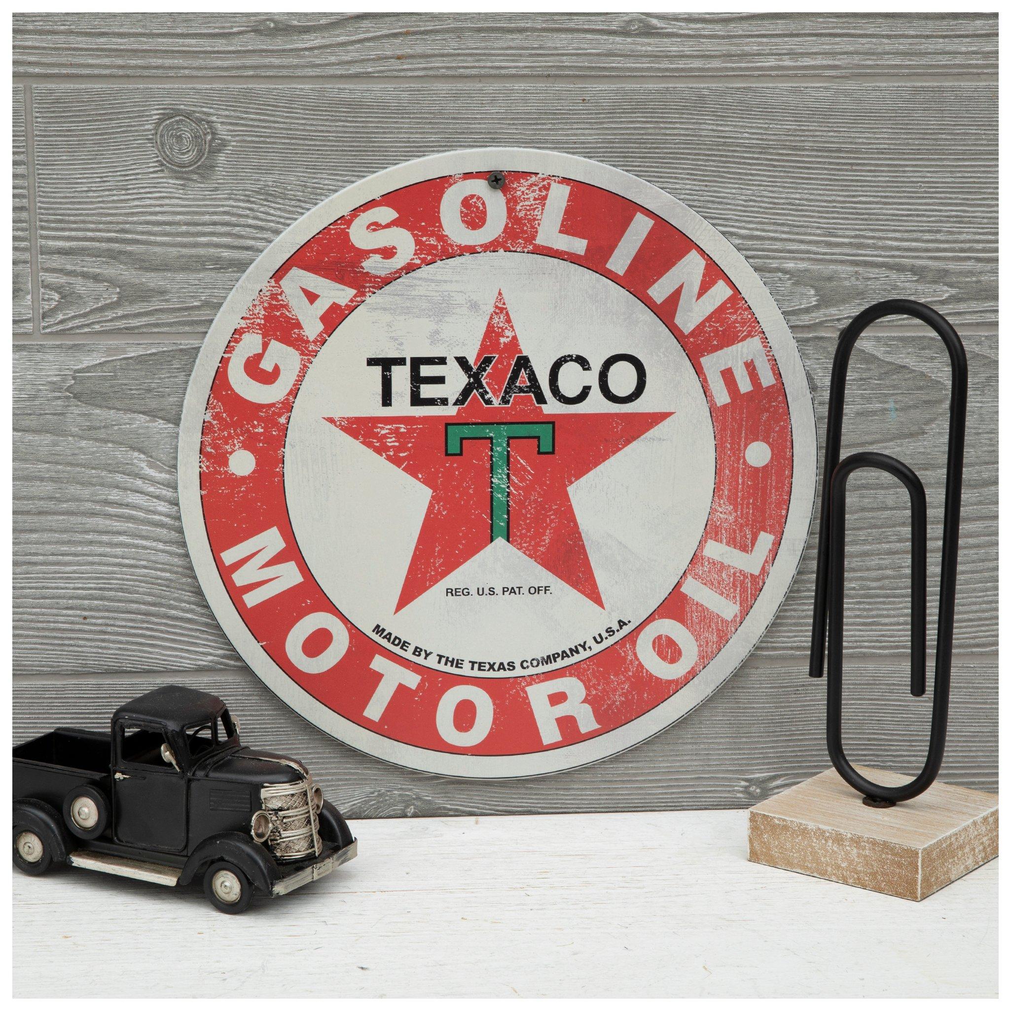Texaco Round Metal Sign | Hobby Lobby | 1310762