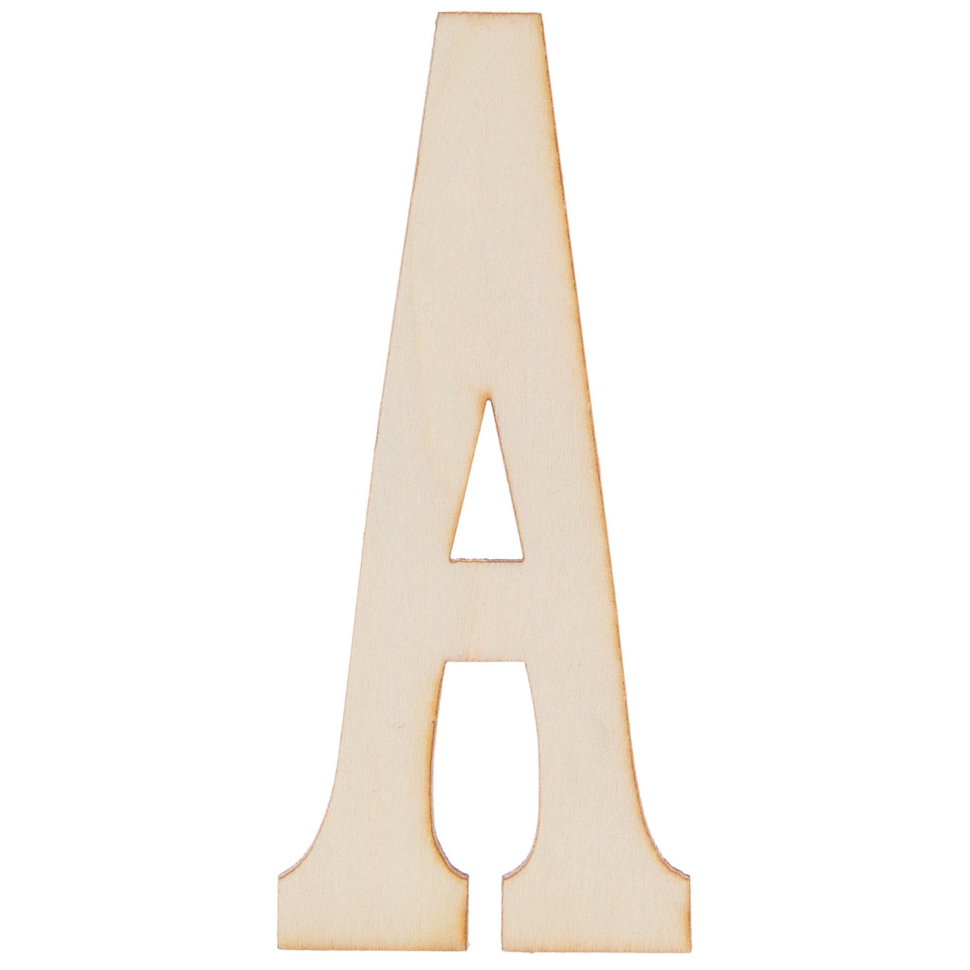 Wood Letters - 4, Hobby Lobby