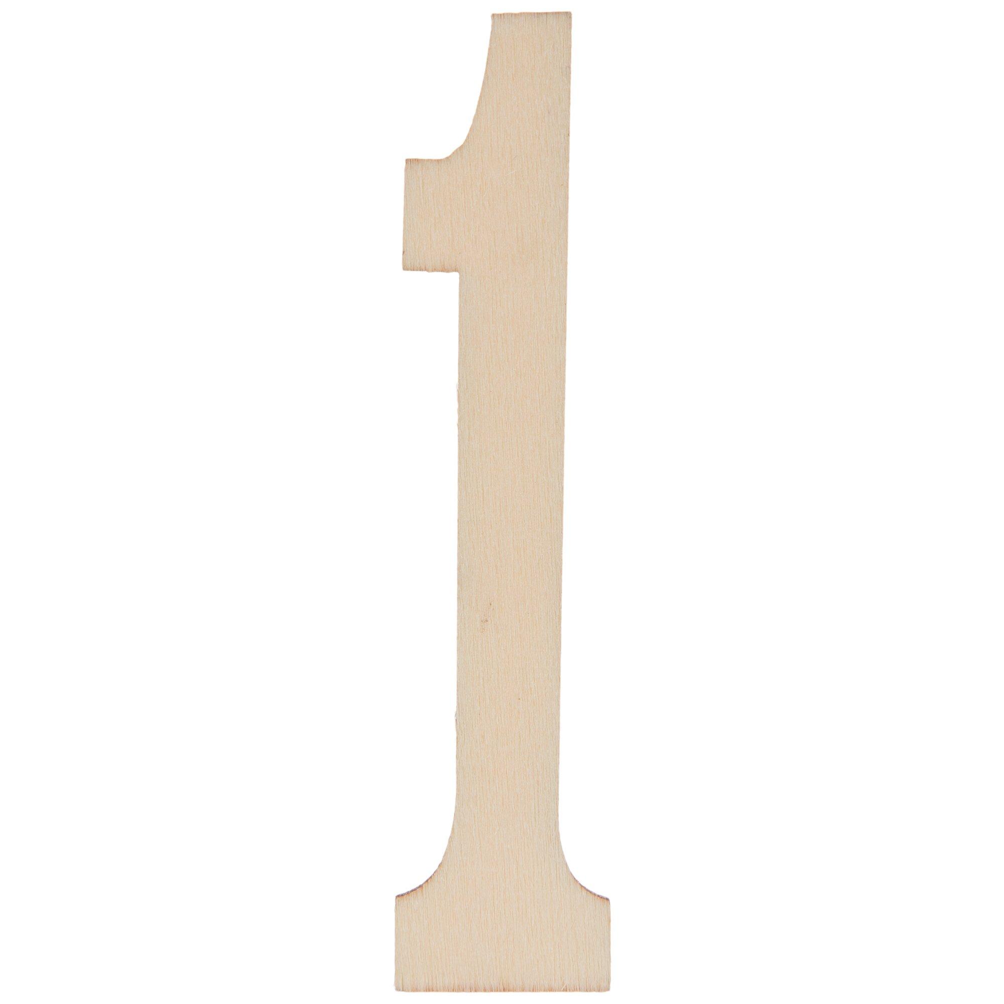 Vintage Sign Wood Numbers Hobby Lobby 1311414