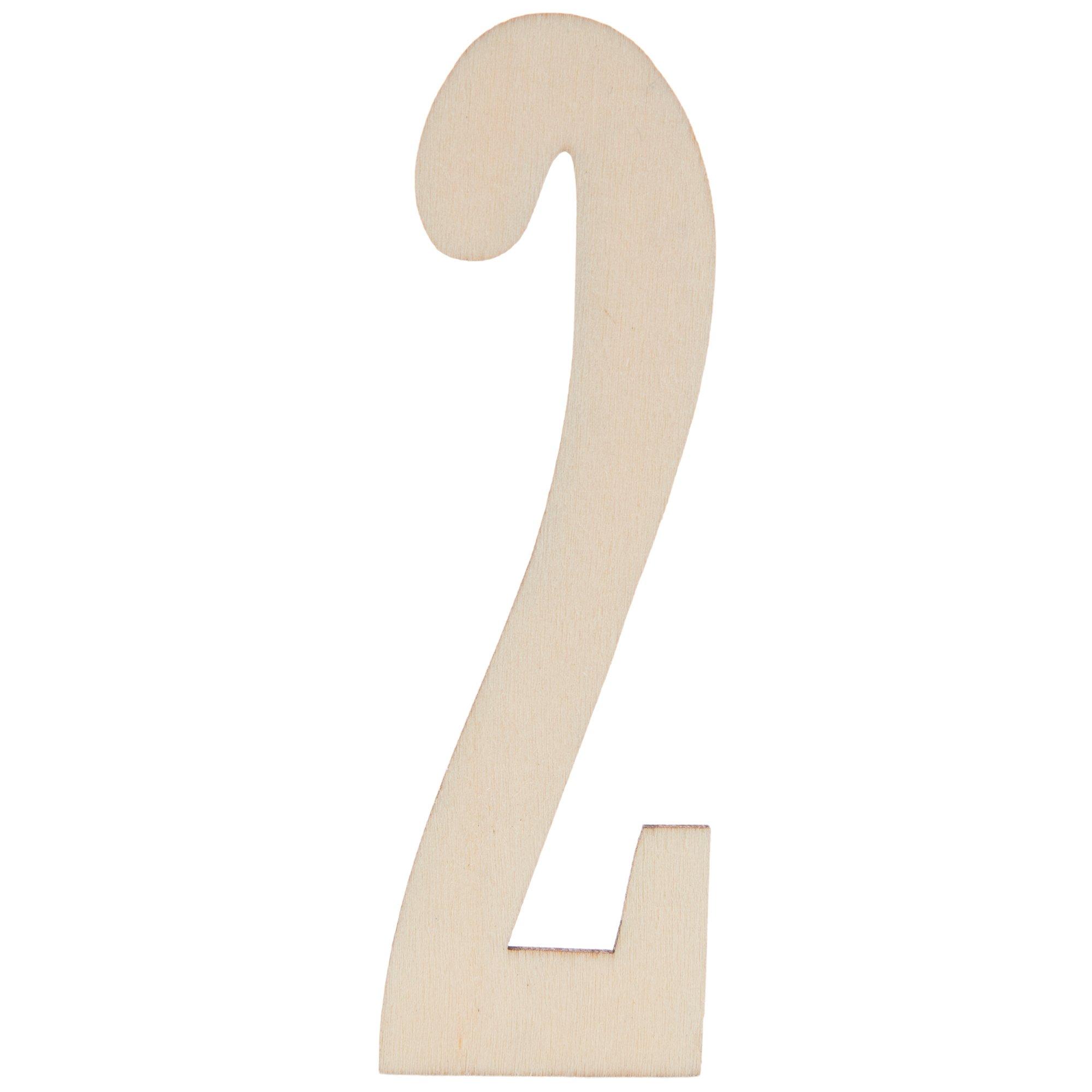 Vintage Sign Wood Numbers Hobby Lobby 1311422