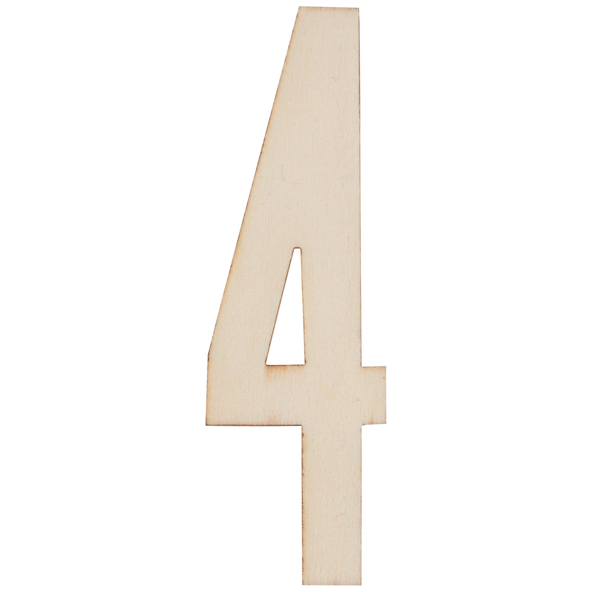 Vintage Sign Wood Numbers Hobby Lobby 1311448