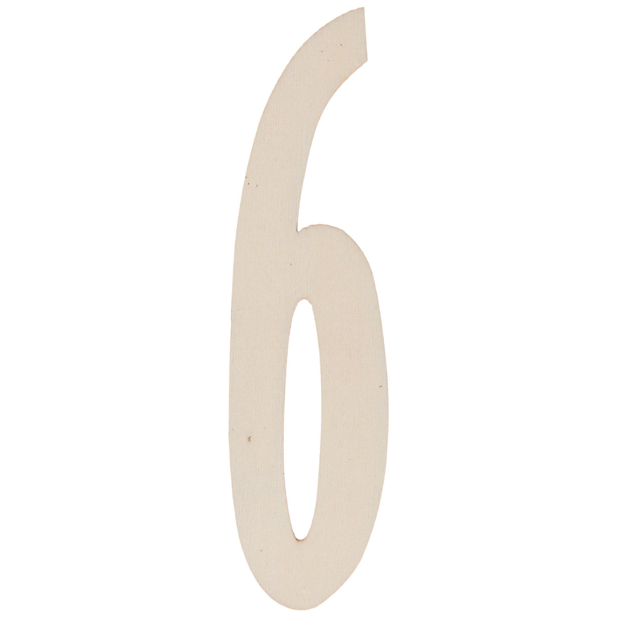 Vintage Sign Wood Numbers Hobby Lobby 1311463