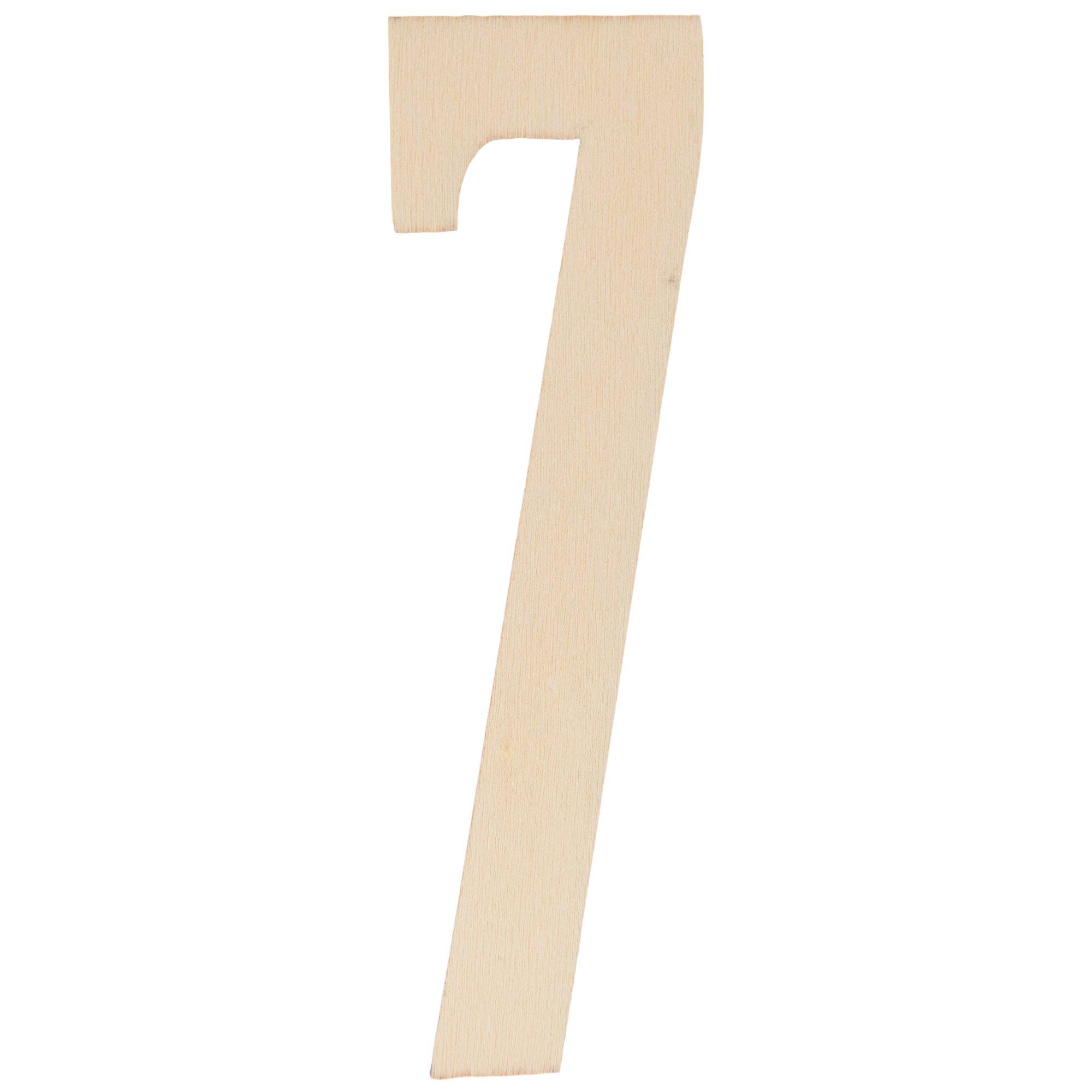 Vintage Sign Wood Numbers Hobby Lobby 1311471