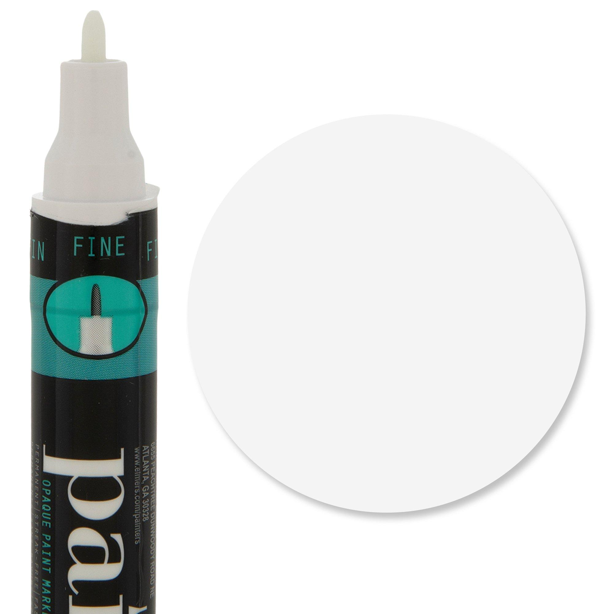 Elmer's Painters Opaque Paint Marker, Fine, Black 