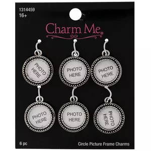 Round Picture Frame Charms