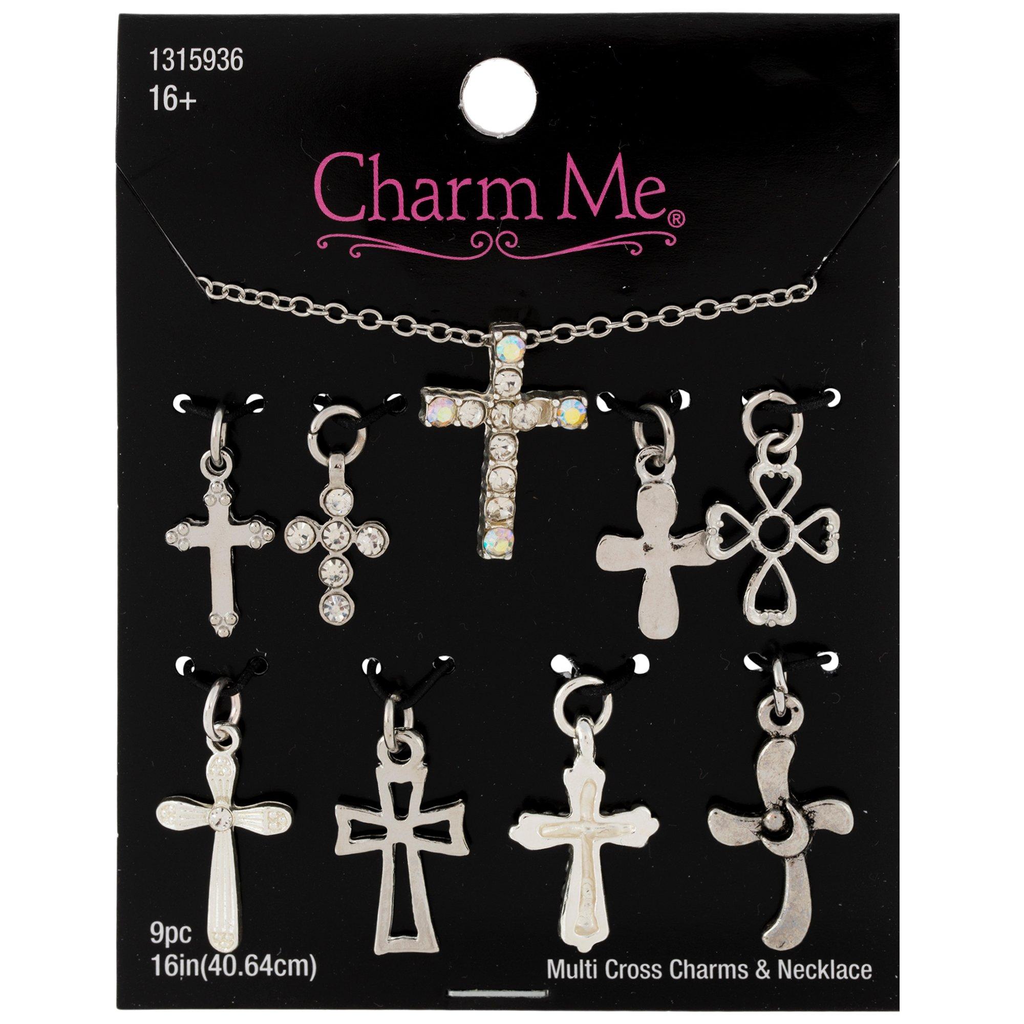 Cross Charms & Necklace, Hobby Lobby