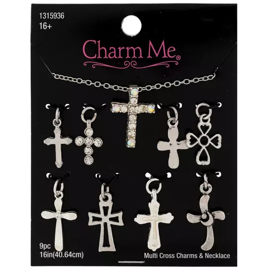 Cross Charms & Necklace