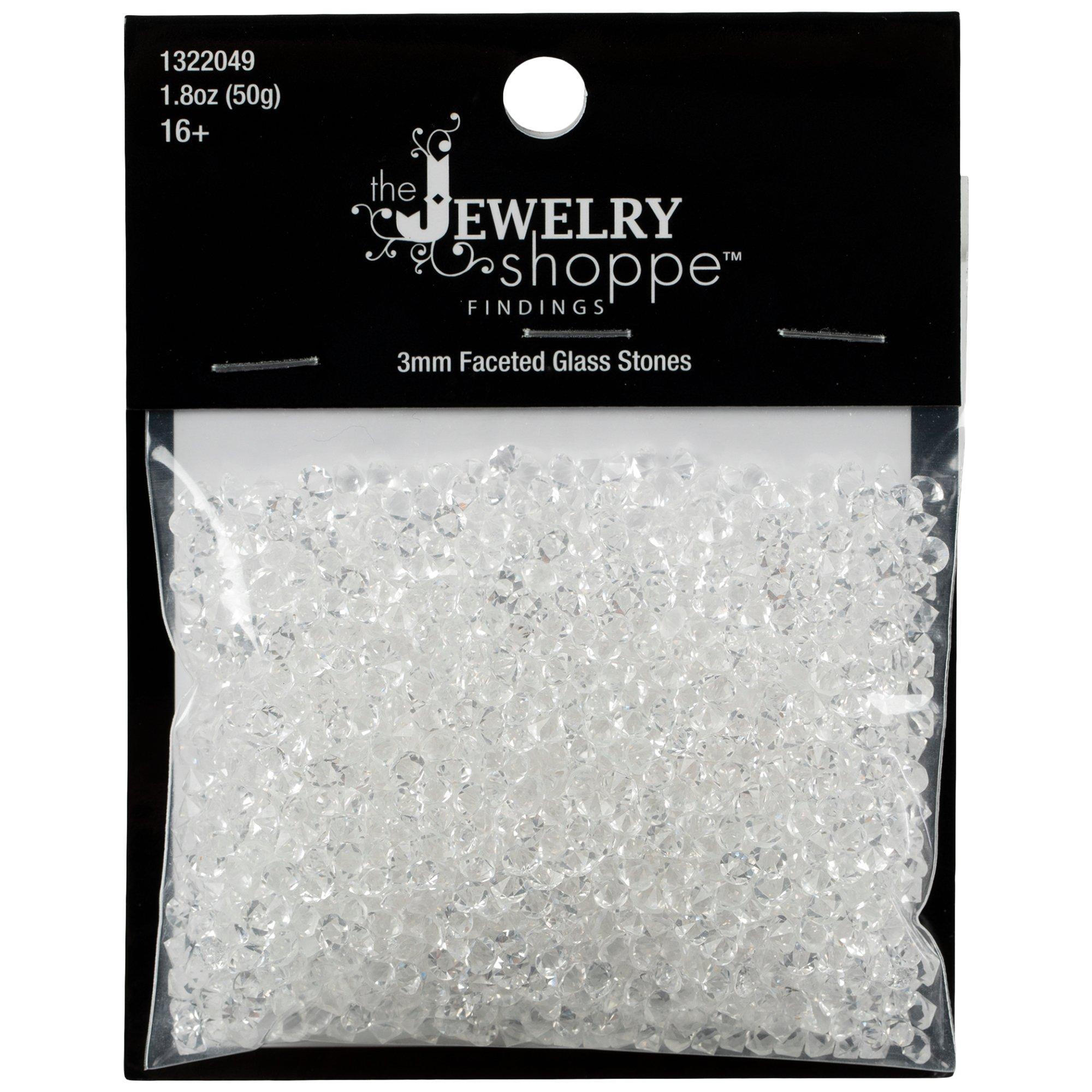 Faceted Glass Stones 3mm Hobby Lobby 1322049