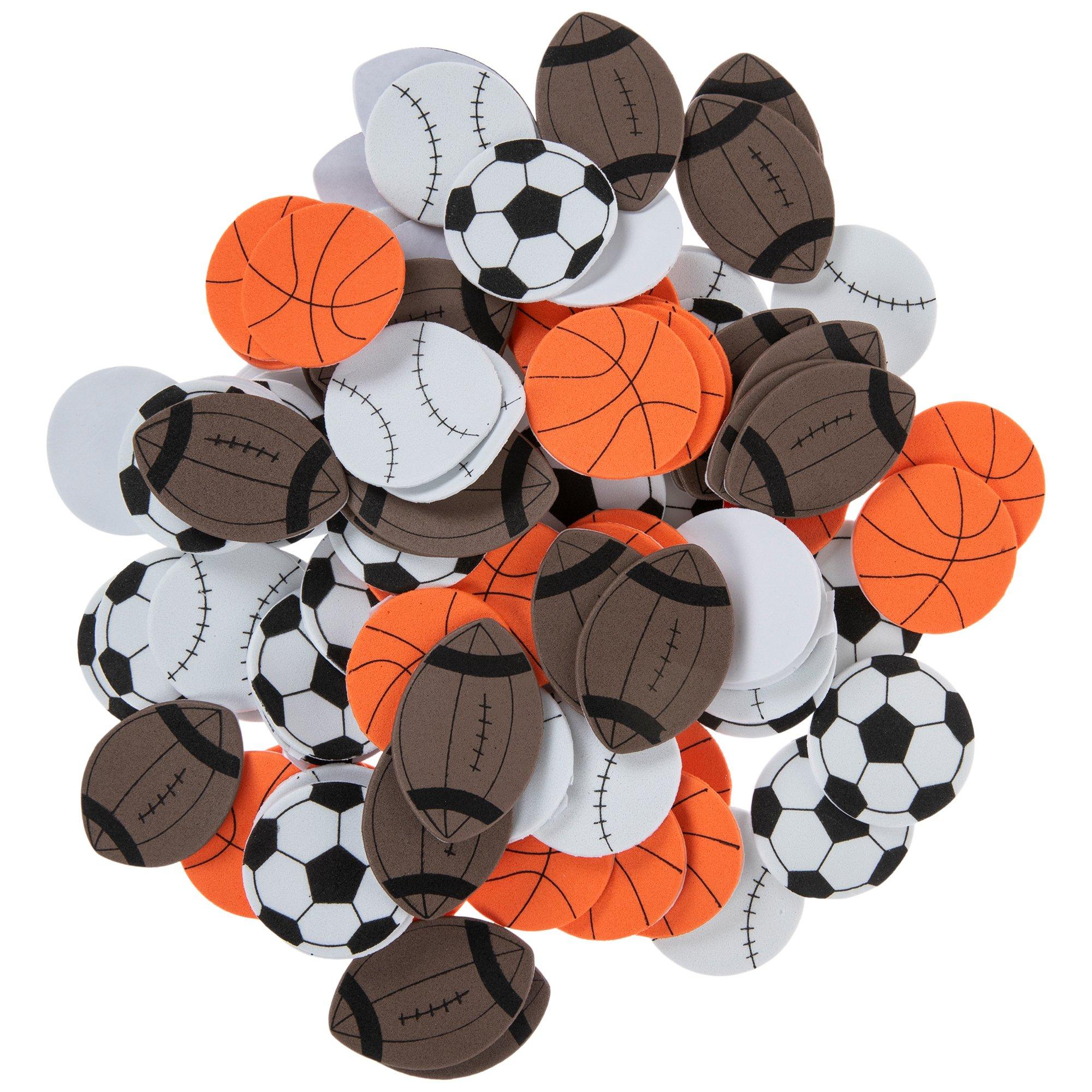 Sports Ball Foam Stickers Hobby Lobby 132340