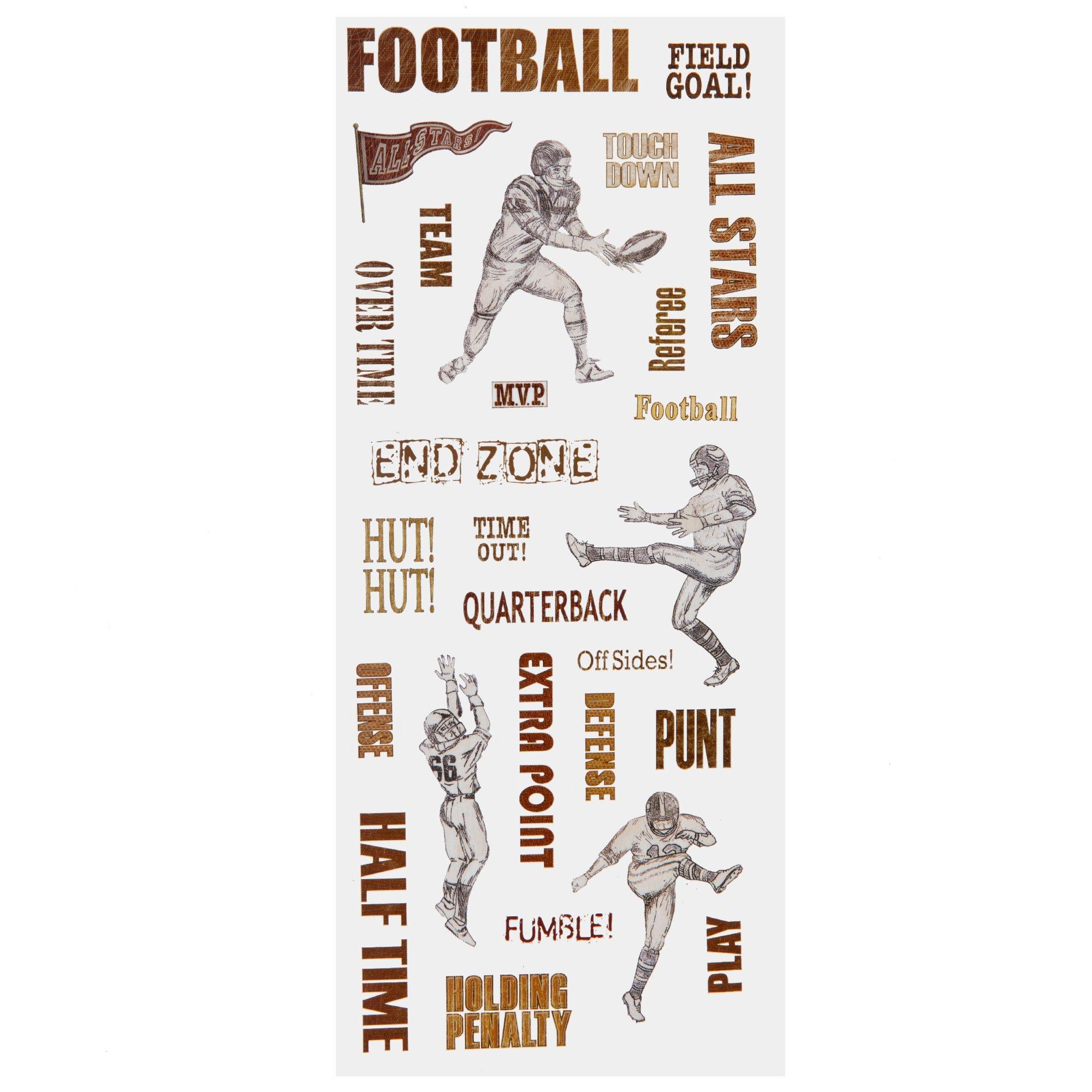 Vintage Football Stickers Hobby Lobby 132563