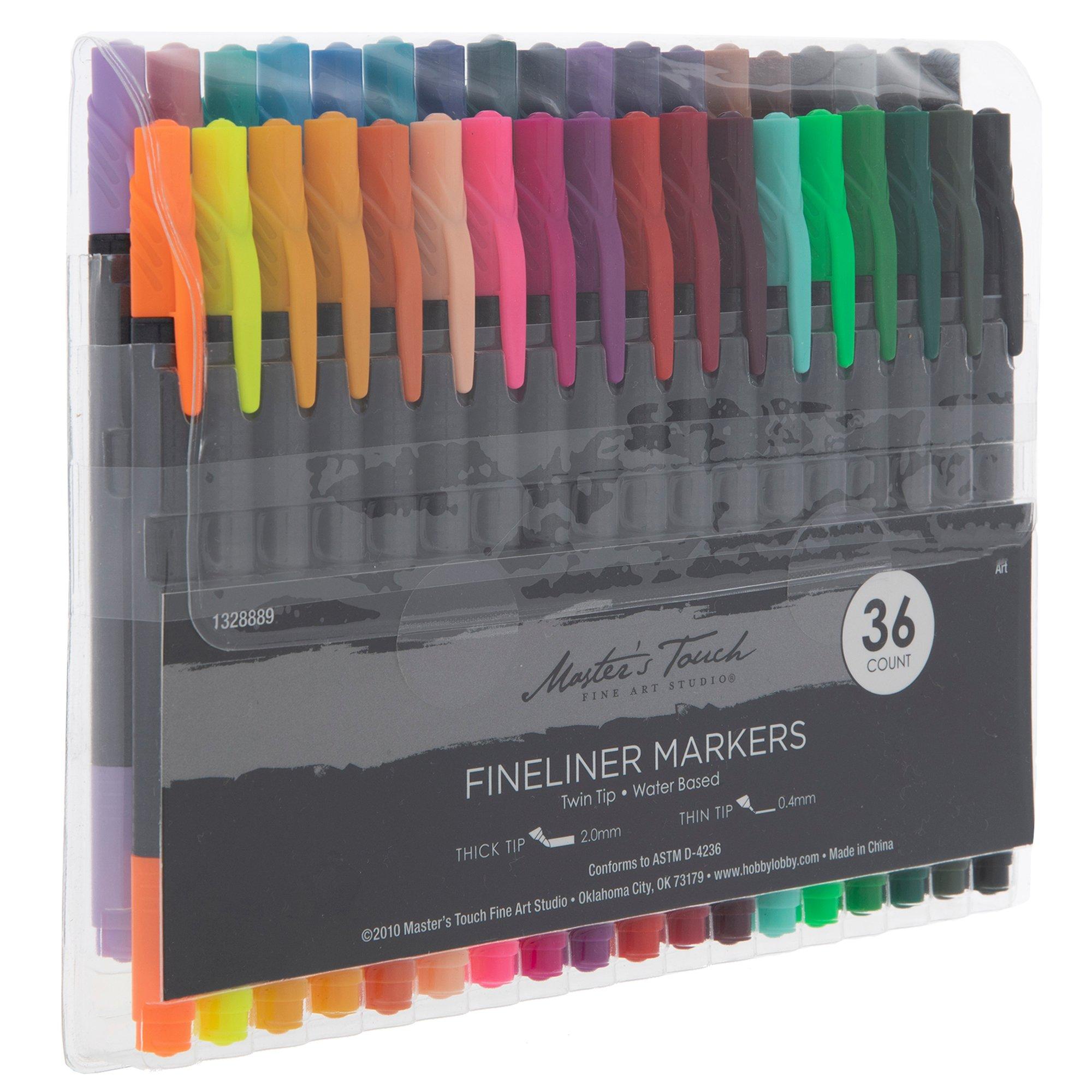 36 Pack Fine Point Markers Fine Tip Art Drawing Fineliner Pen