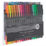 Twin Tip Fineliner Markers, Pack of 30, Mardel