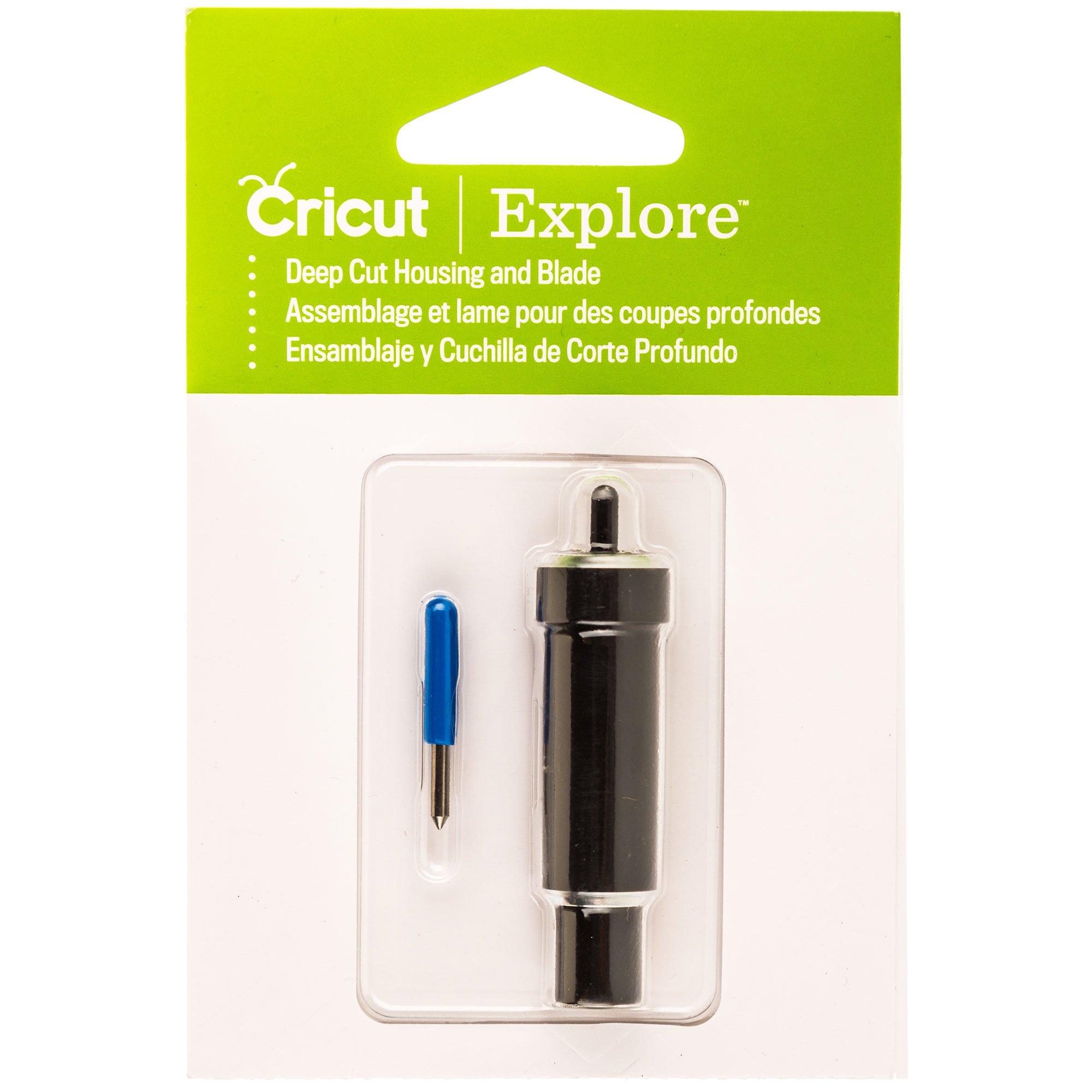 6 Pcs Replacement Deep Cut Blade+Housing Deep-Point Deep Cut Blade for  Cricut Maker Explore Air Cutting Plotter