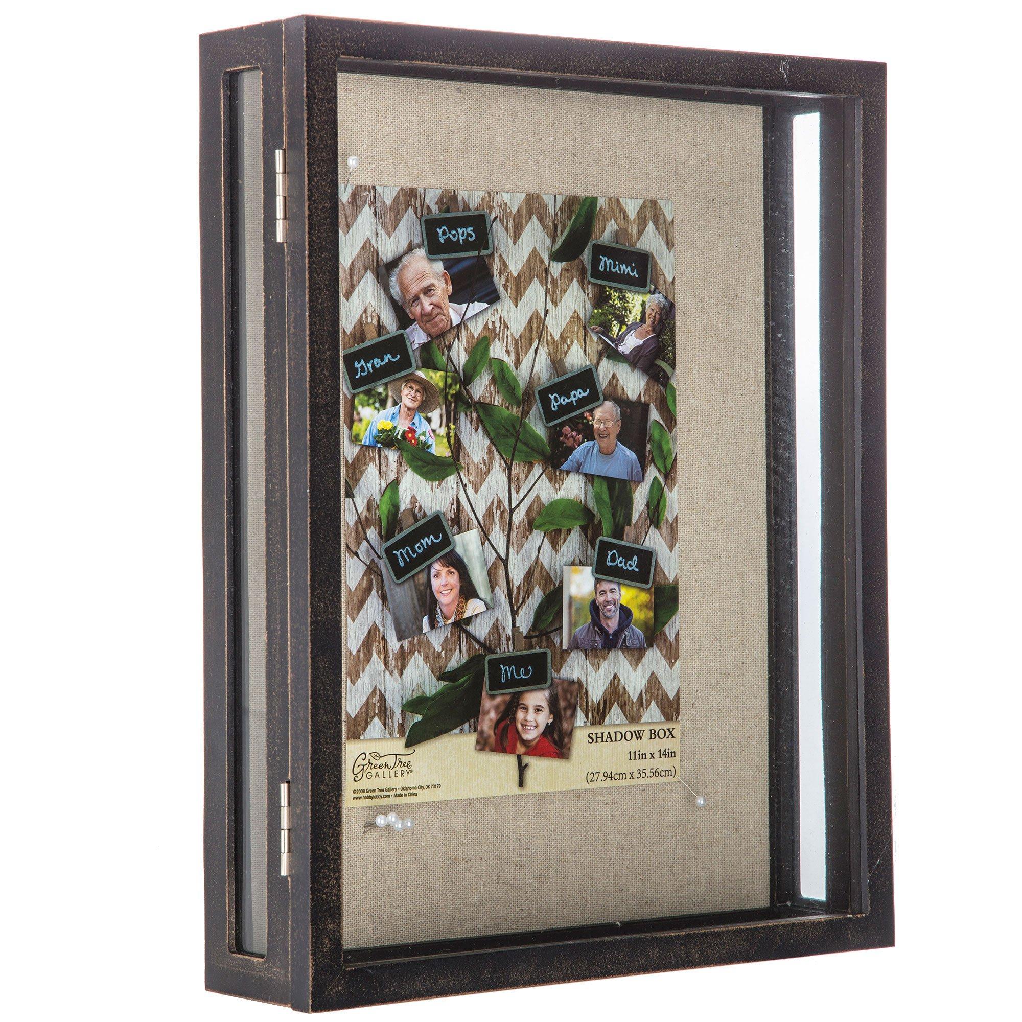 Display Case - Vintage Style Table Top Shadow Box, Shadow Box