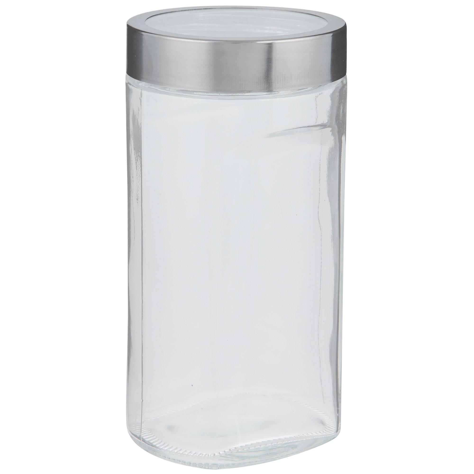 52 Oz Soda Lime Glass Storage Jar With Clamp Lid - LAST CHANCE