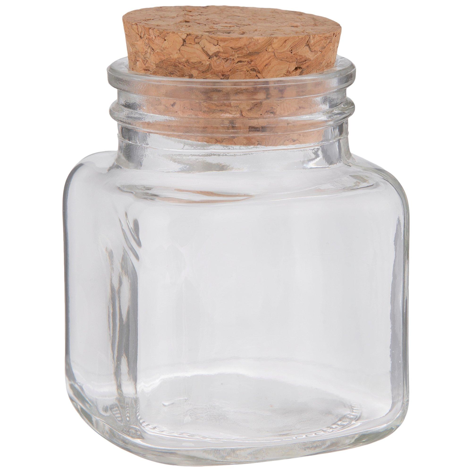 Square Glass Jar Hobby Lobby 1330521