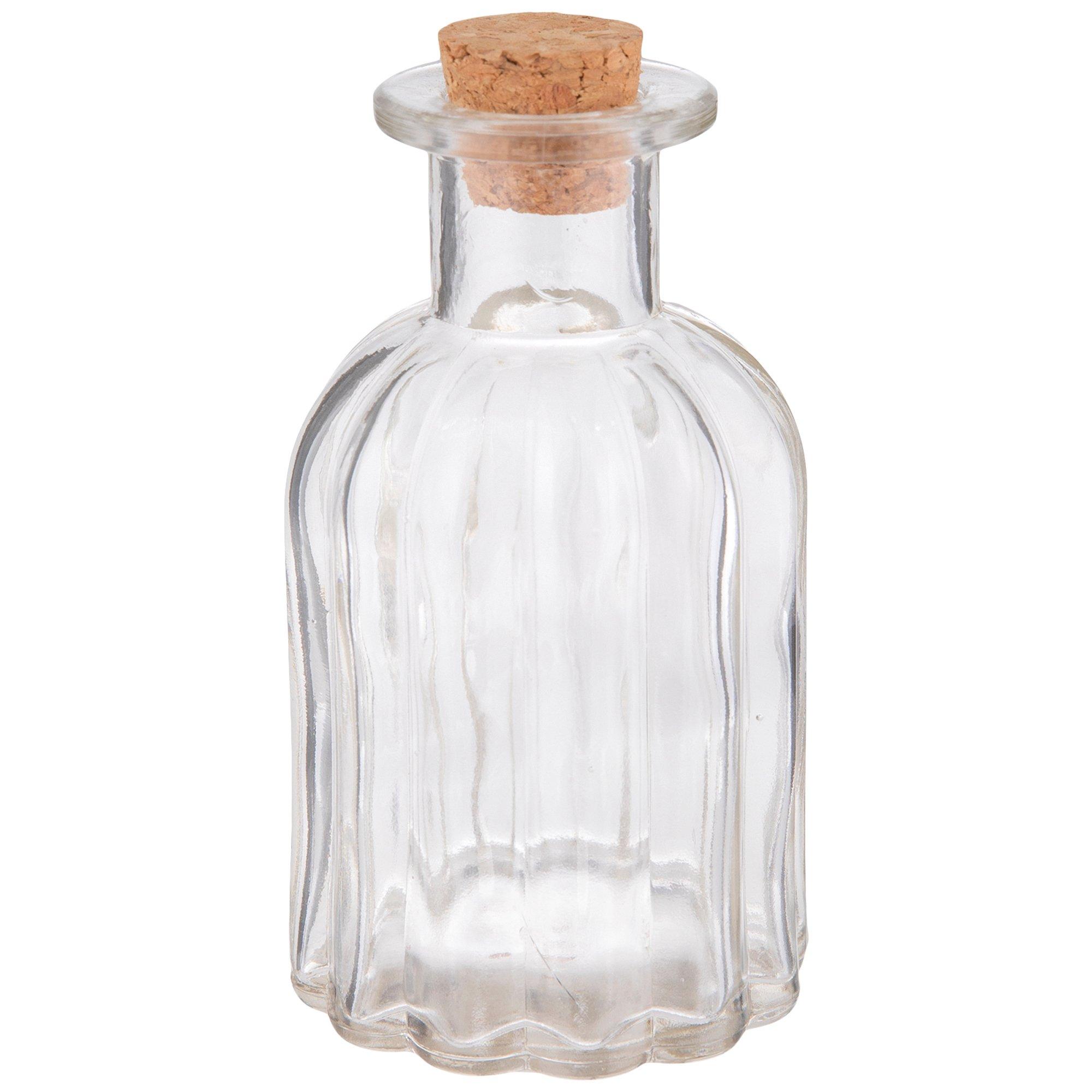 Ribbed Glass Bottle Hobby Lobby 1330752