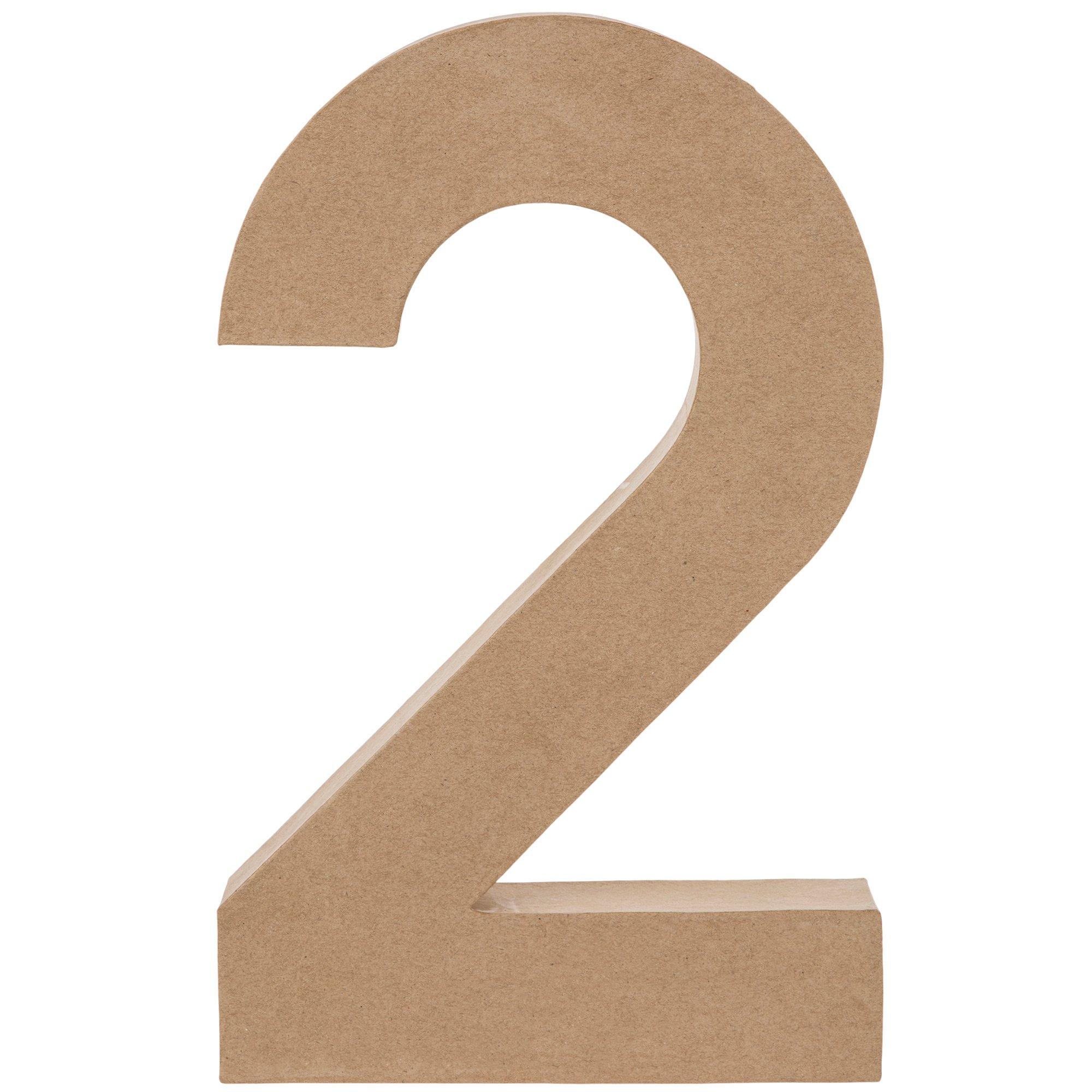 Paper Mache Number 16" Hobby Lobby 1331354