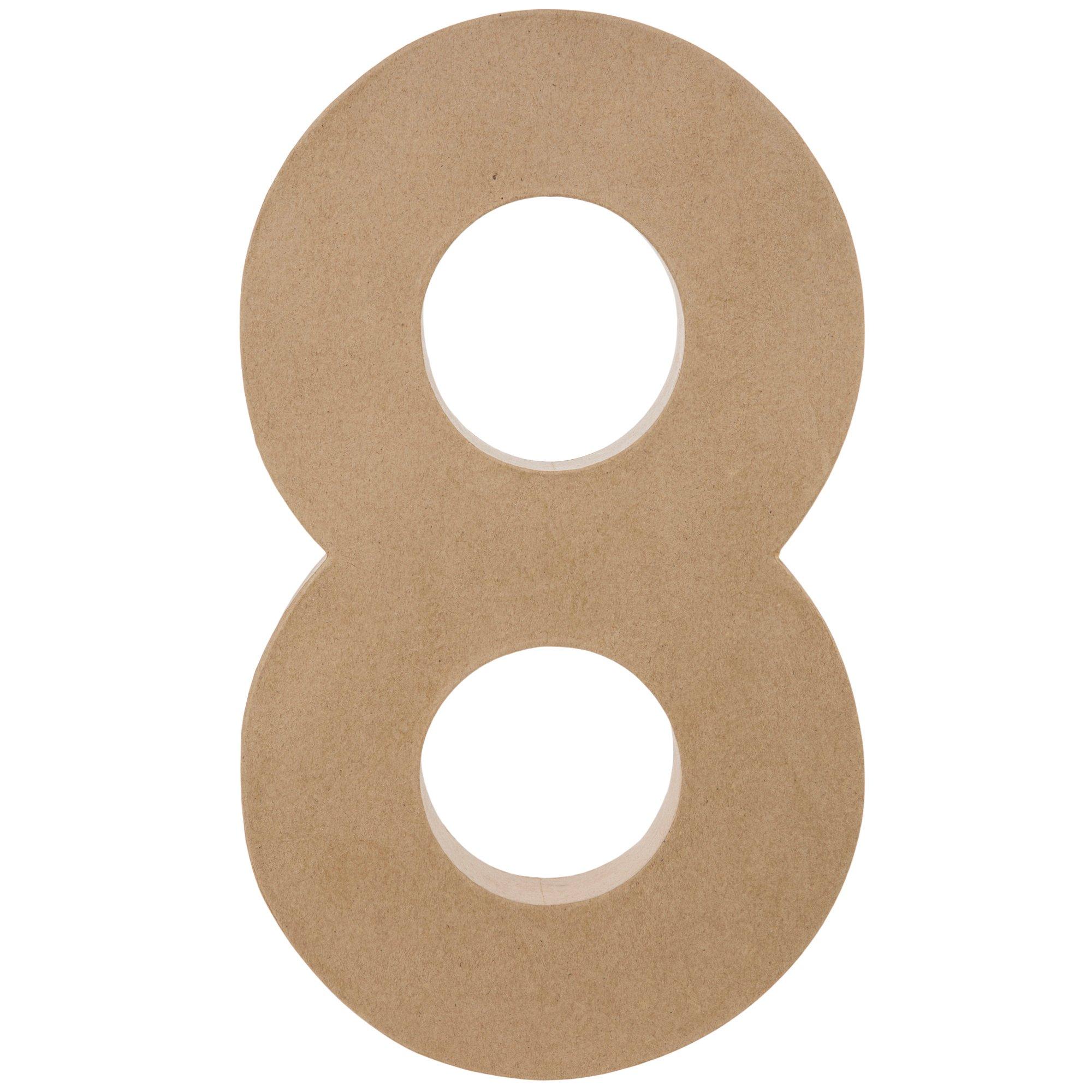 Paper Mache Number 16" Hobby Lobby 1331412