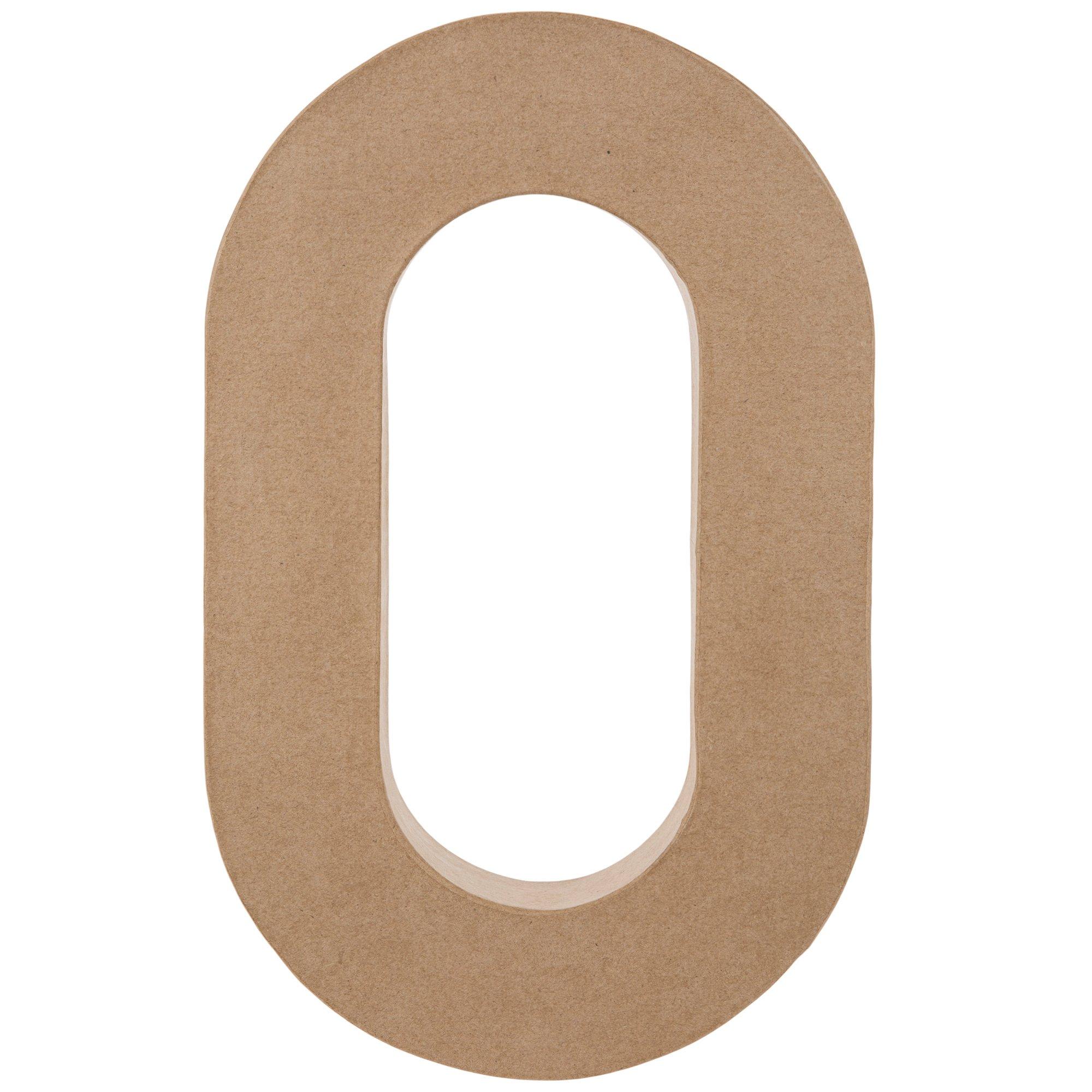 Paper Mache Number 16" Hobby Lobby 1331420