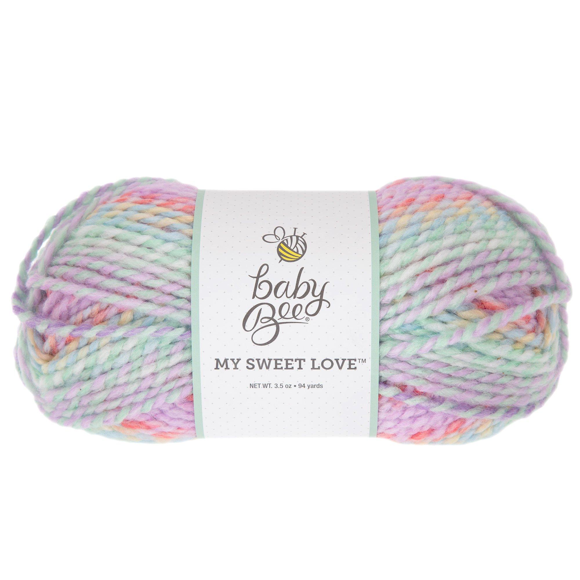 YARN (DISCONTINUED): Lot of 3 skeins (per bag) Hobby Lobby Baby Bee Hu –  Crochet by Jennifer