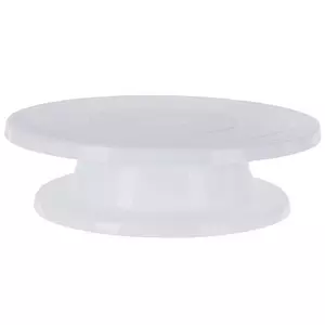 11 Rotating Cake Turntable White Cake Stand Spinner for Cake Decorations,  Pastries, Cupcakes