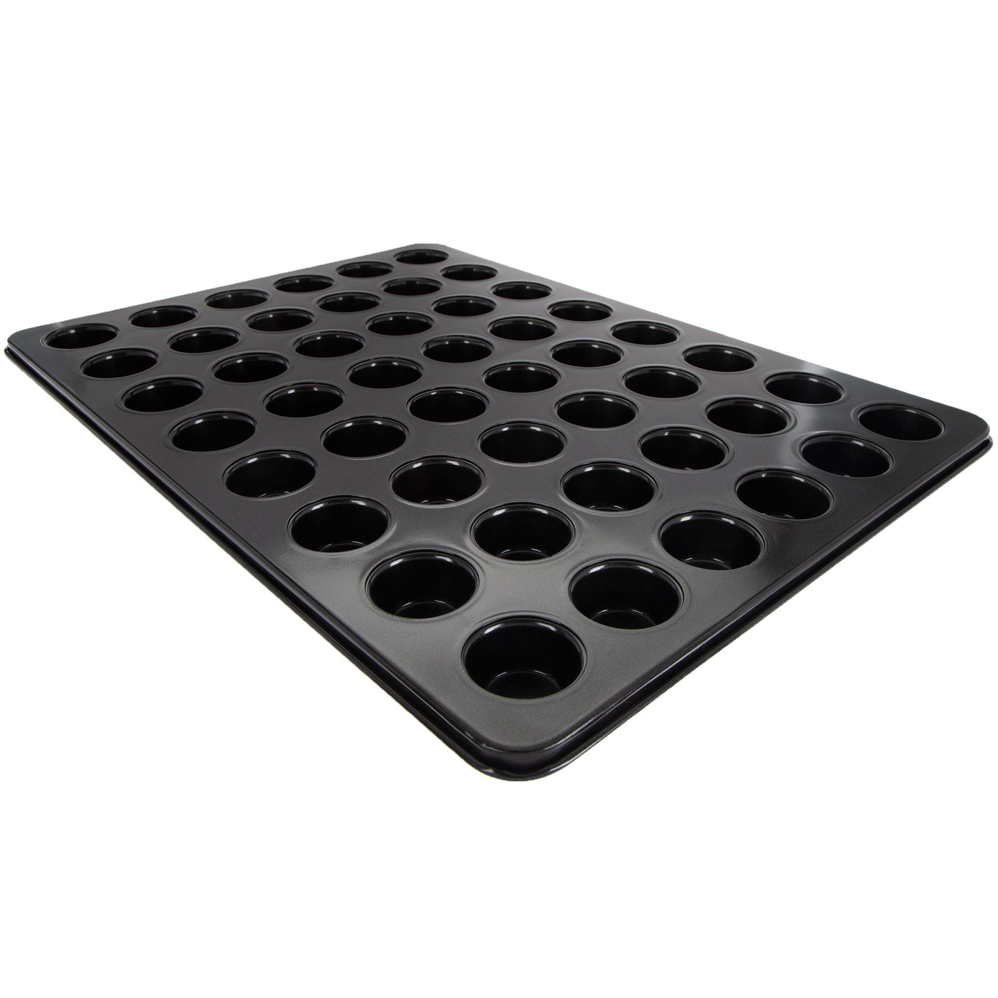 Mini Cupcake Pan 48-Cup Nonstick Mini Muffin Pan Carbon Steel Muffin Tin  for Baking Cheesecake 