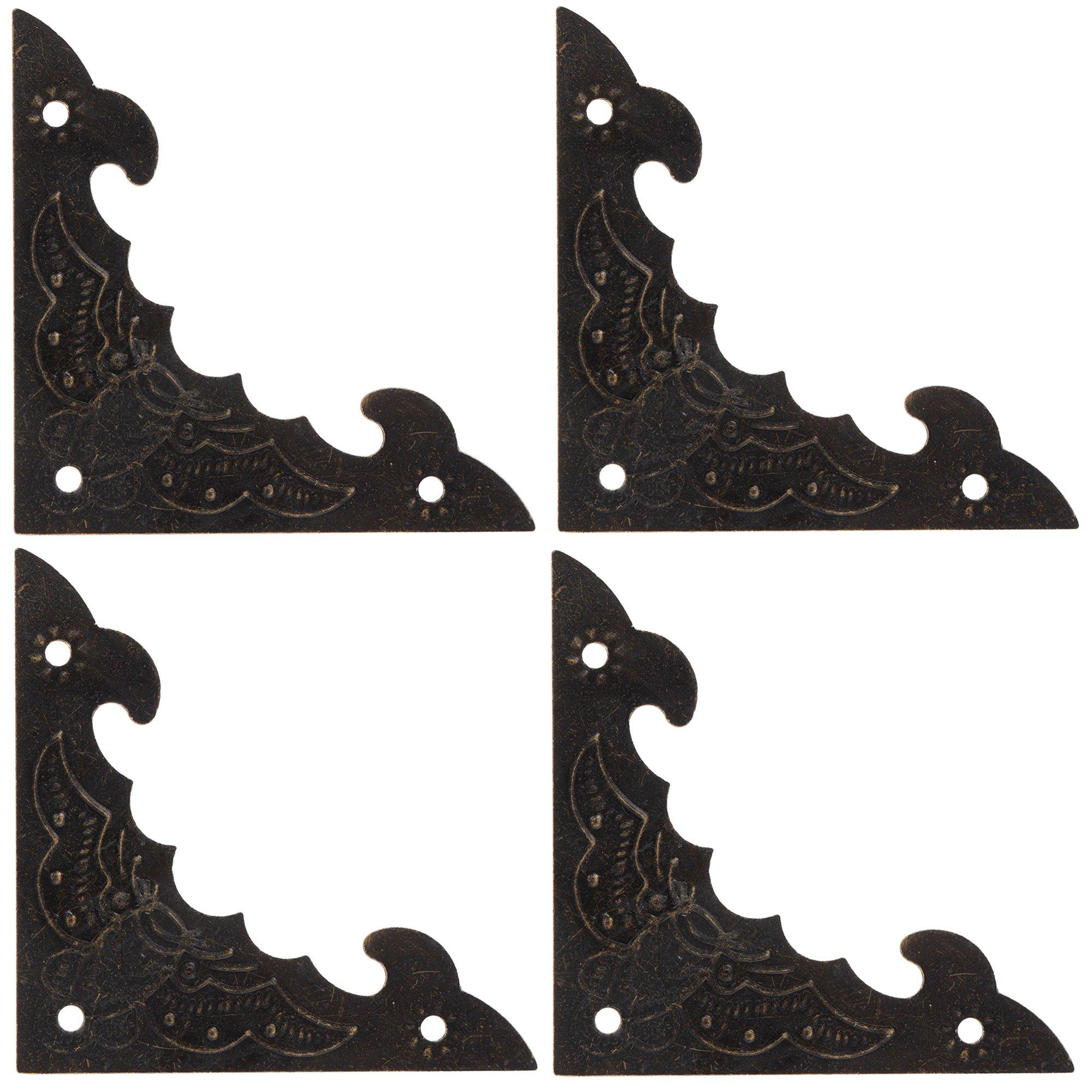 Antique Bronze Plated Corners Hobby Lobby 1334655