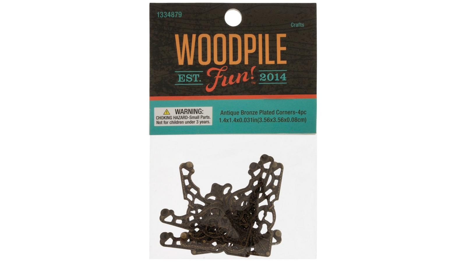Antique Bronze Plated Filigree Metal Corners | Hobby Lobby | 1334879