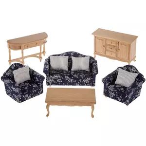 Miniature Floral Living Room Furniture