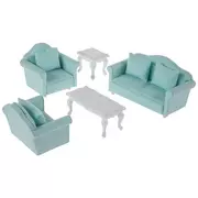 Miniature Mint Living Room Furniture