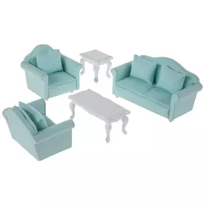 Miniature Mint Living Room Furniture