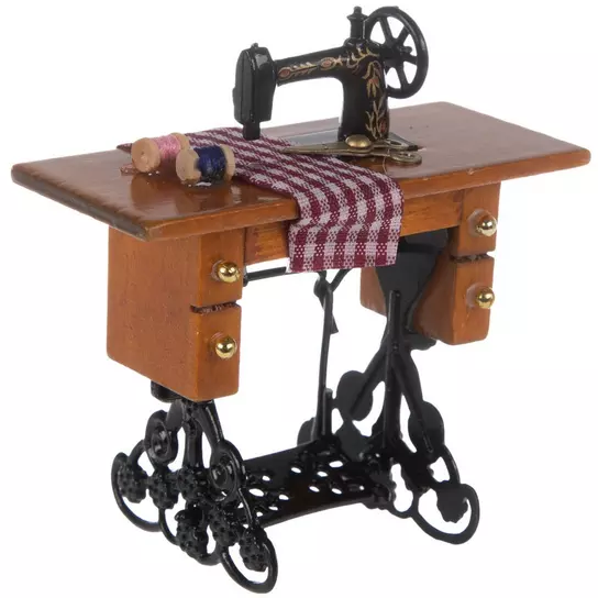 Second Life Marketplace - [Ginger Line] Sewing Station V2 - Classic Sewing  machine with table and stool + animations