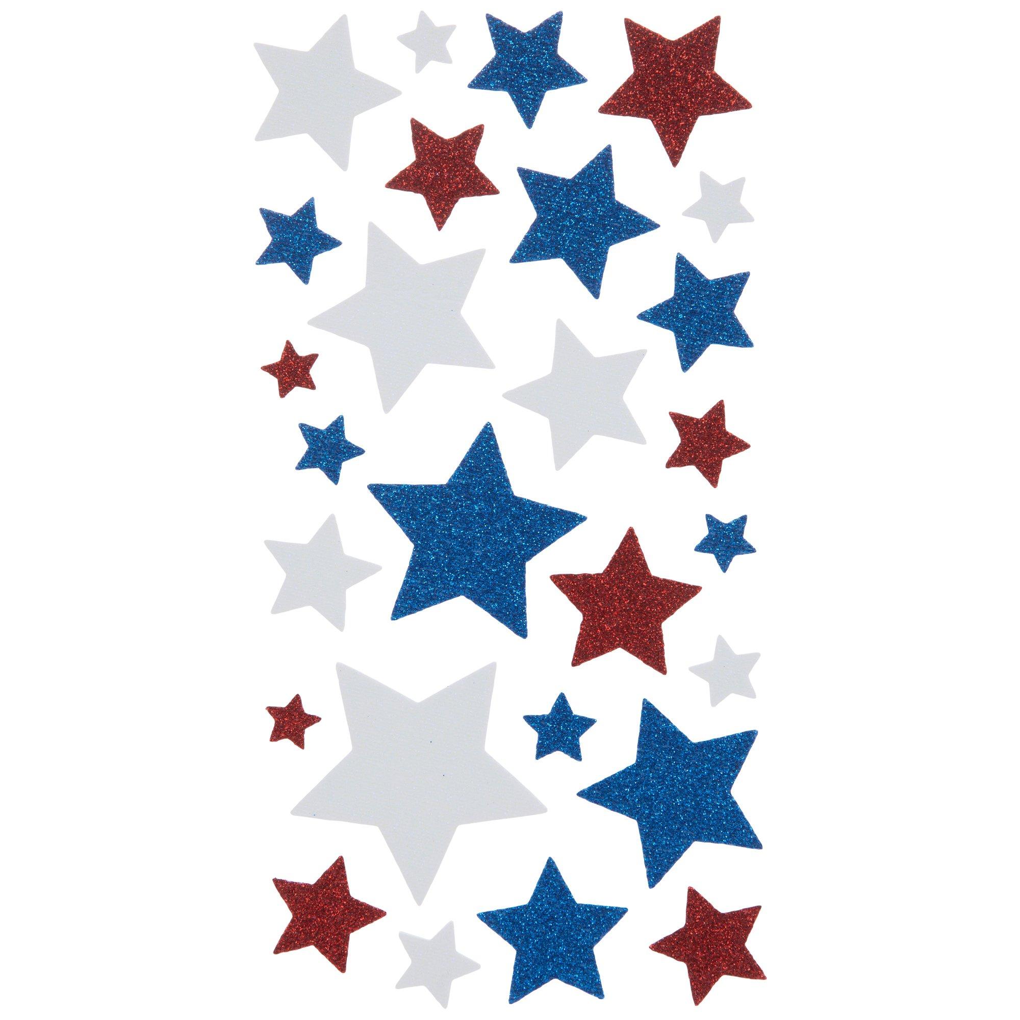 red and white star clipart