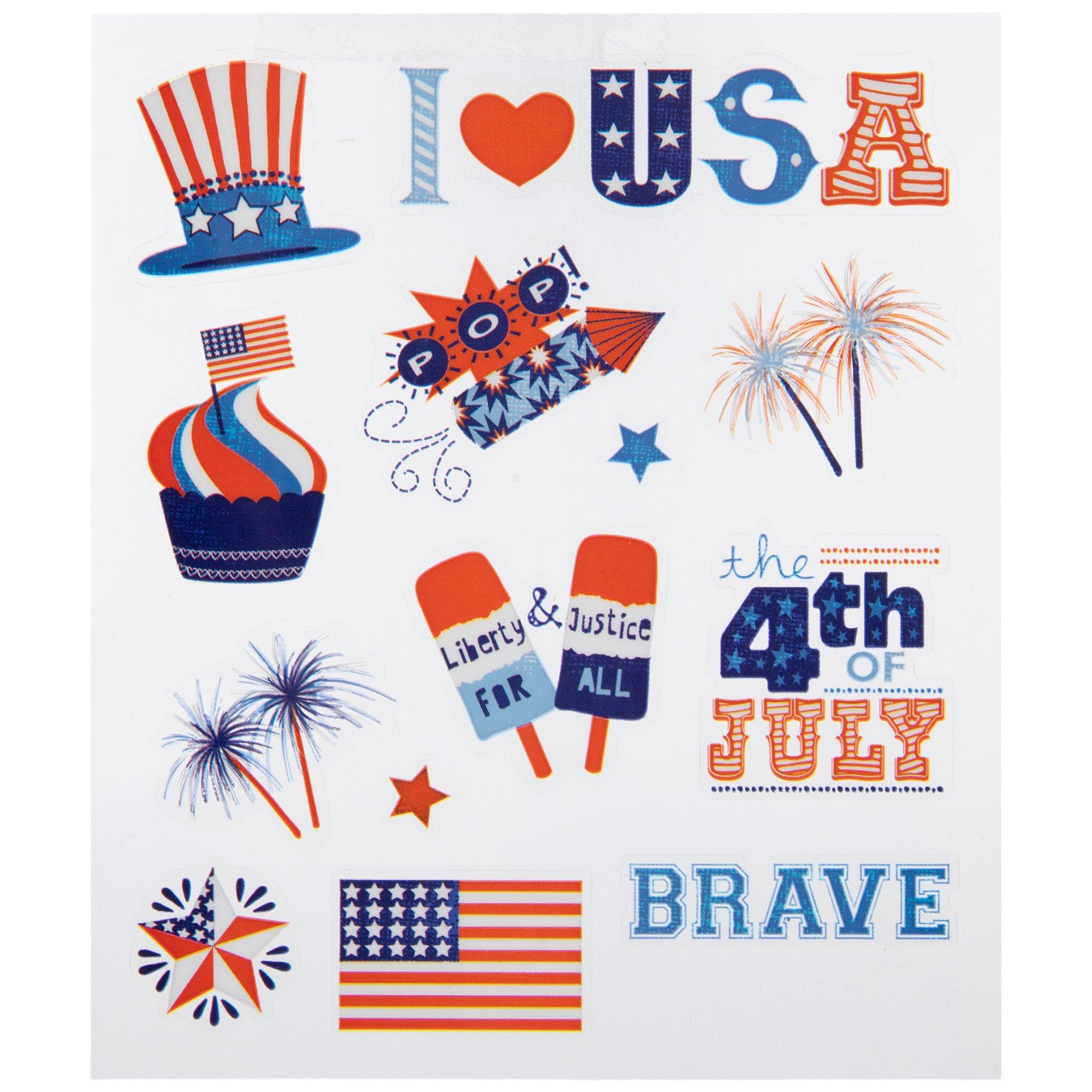 July 4th Stickers Hobby Lobby 1343318