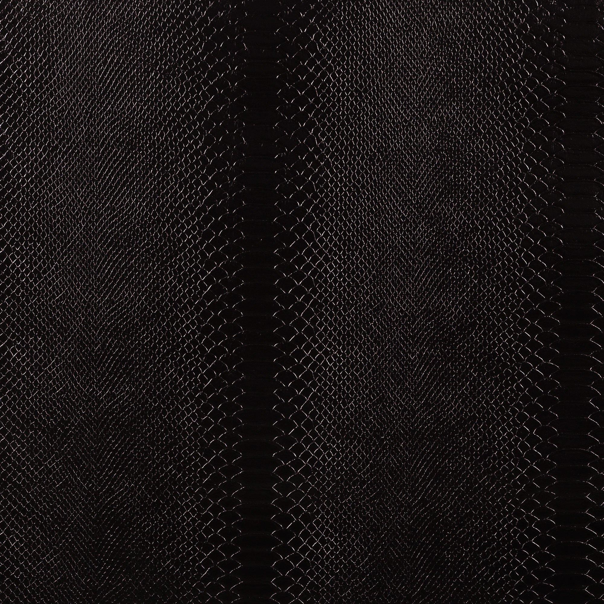 Black Faux Leather Fabric