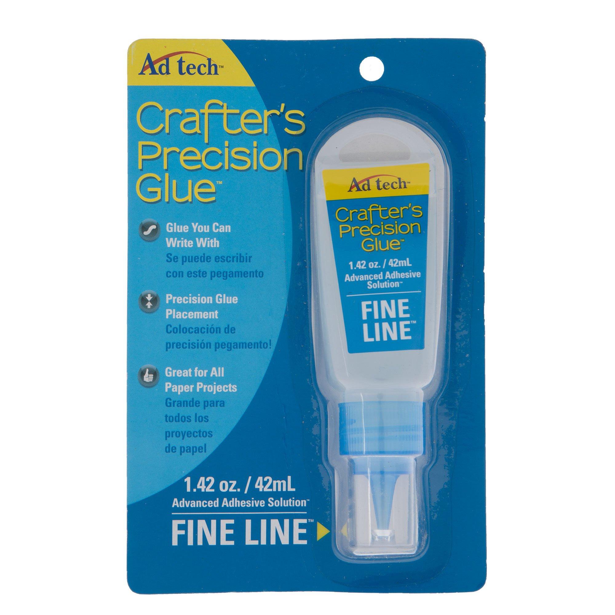  Artis Craft Glue - Perfect for Paper - Precision Tips and  No Clog Pin Bundle - 4 fl oz