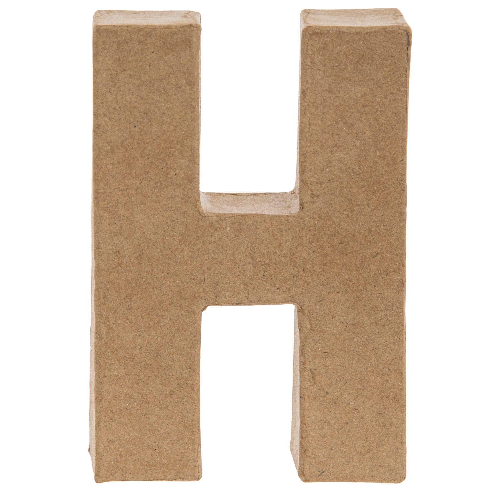 Paper Mache Letter 4" Hobby Lobby 1348796