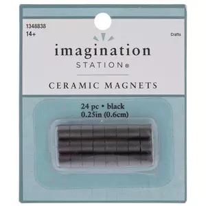 24Pc Craft Magnets with Adhesive Backing for Crafts