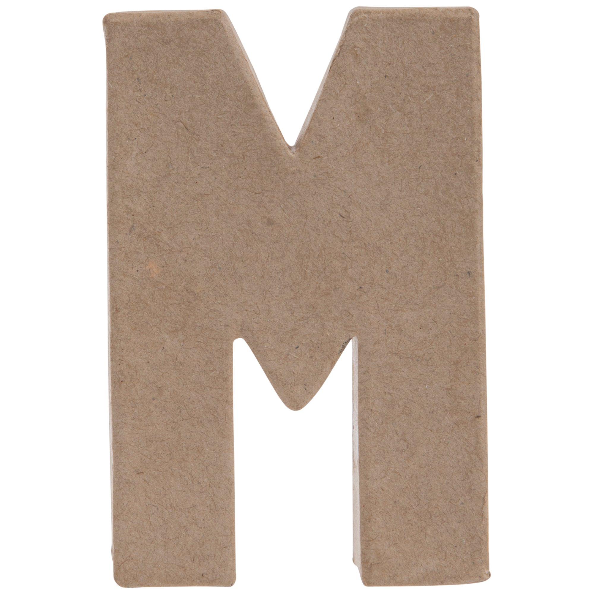 Paper Mache Letter 4" Hobby Lobby 1348879