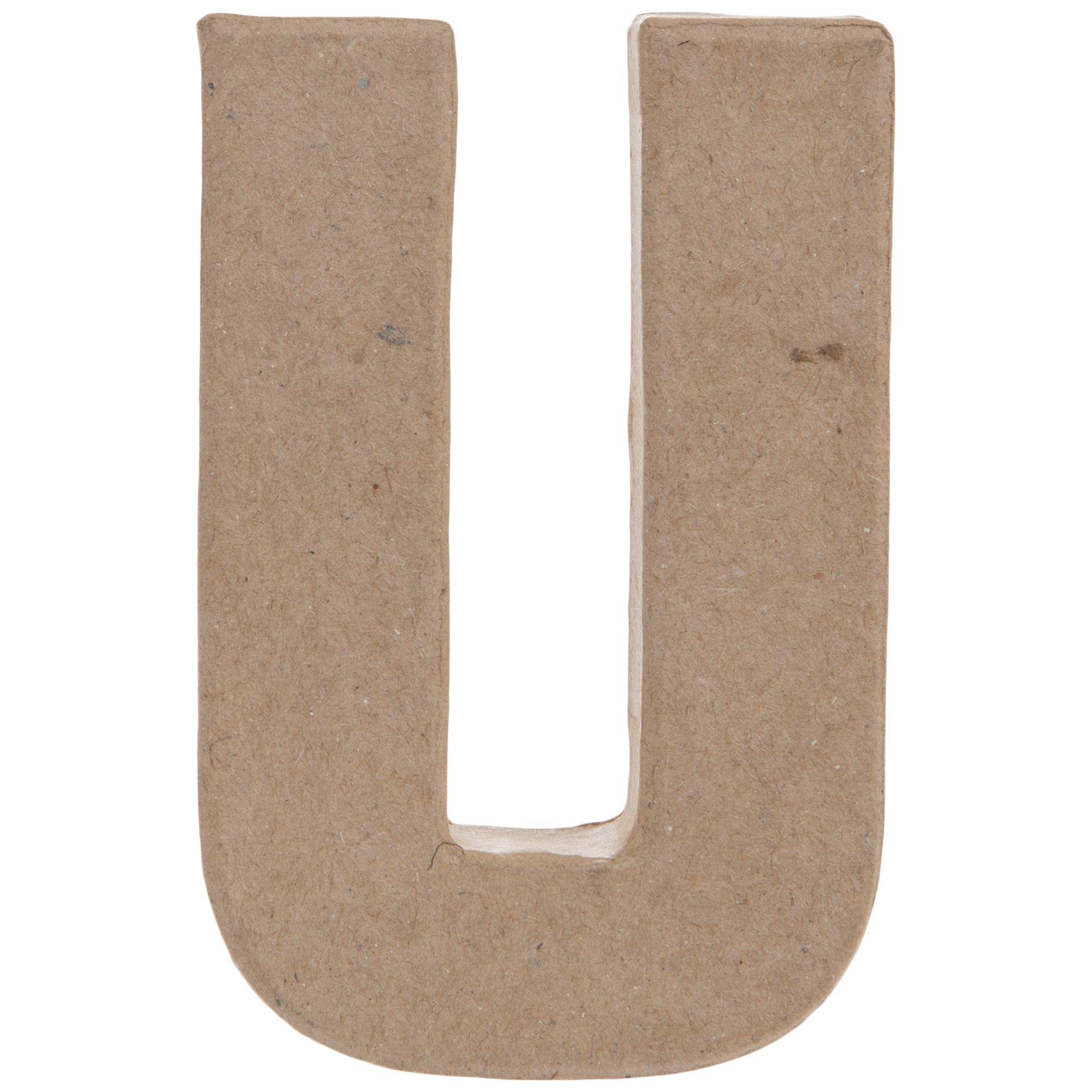 Paper Mache Letter 4" Hobby Lobby 1348952