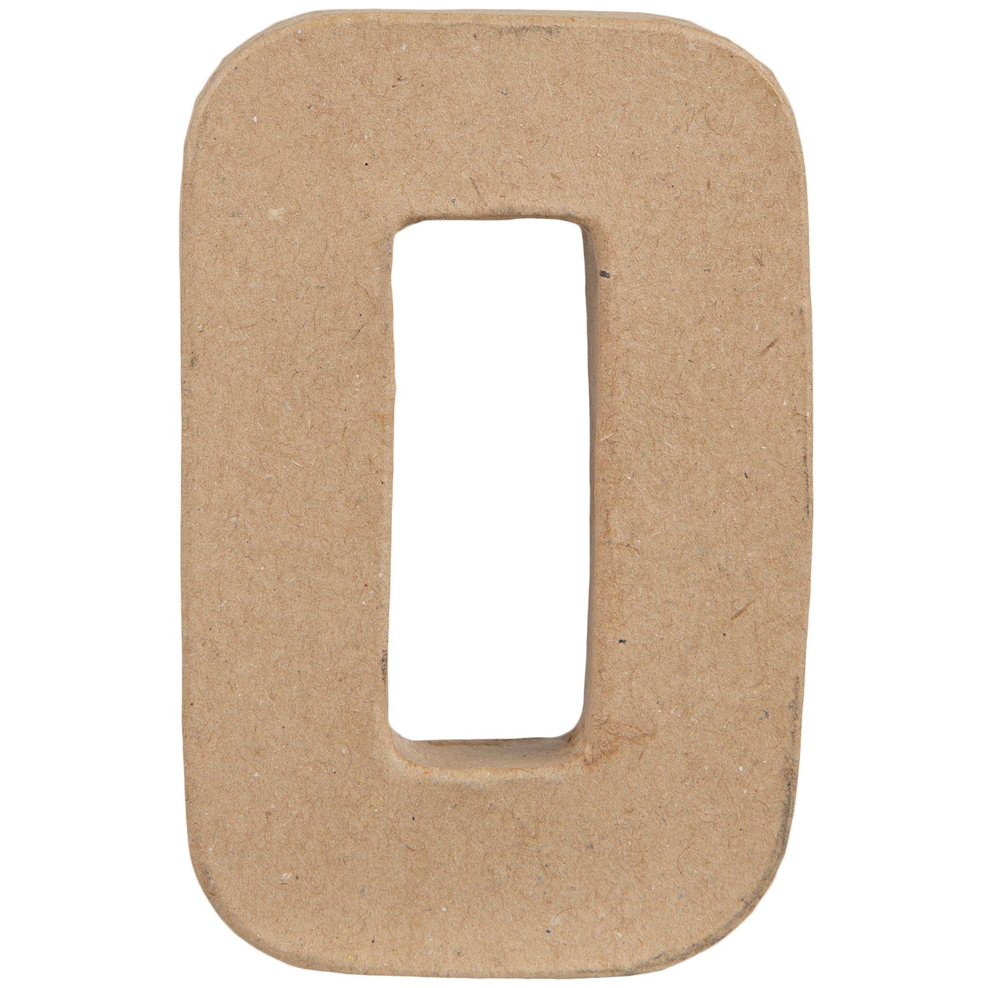 Uonlytech 5pcs wooden numbers number 1 paper mache letters 12 inch